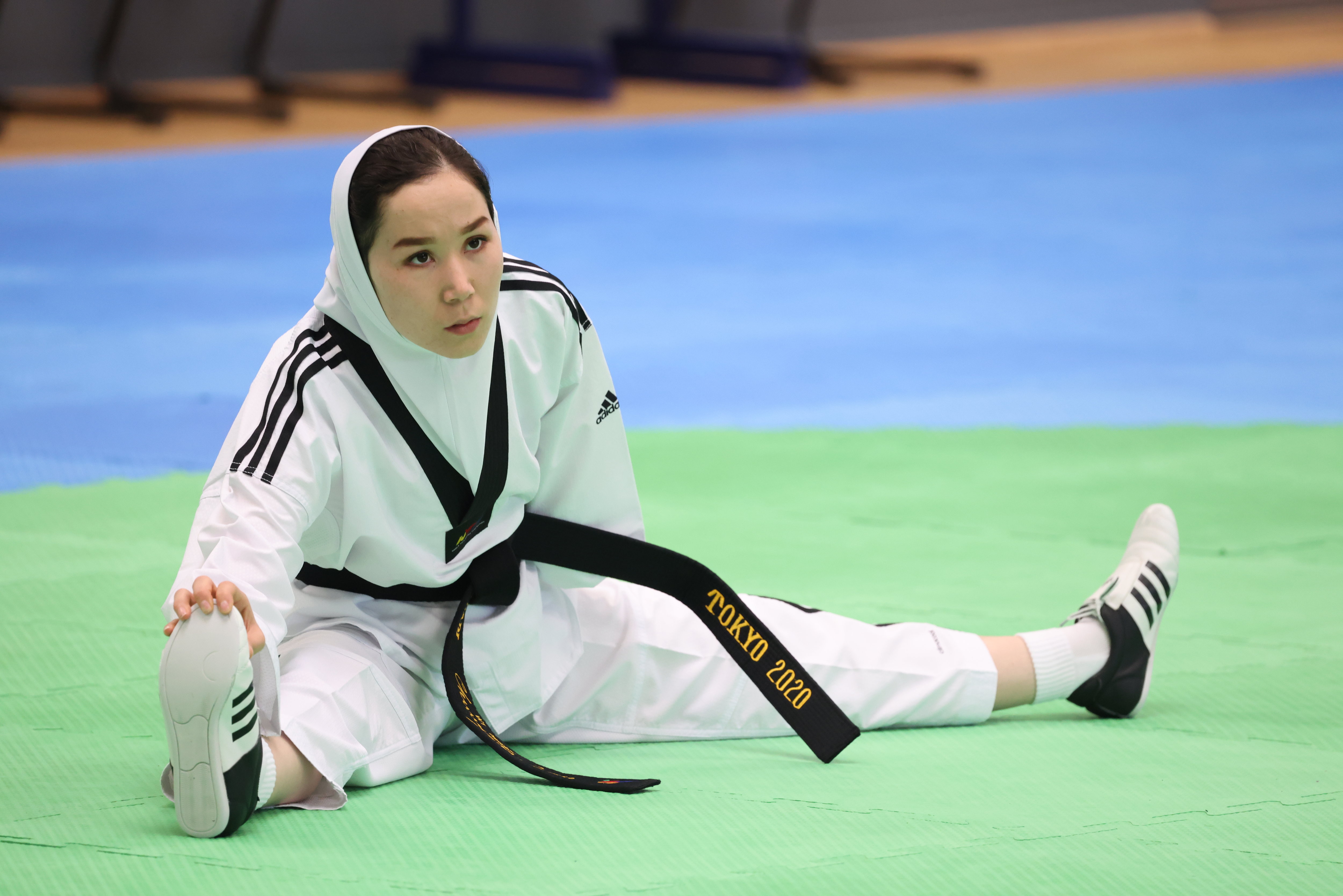 Zakia Khudadadi, l'Afghane réfugiée en France depuis deux ans, est devenue championne d'Europe de para-taekwondo. LP/Olivier Lejeune