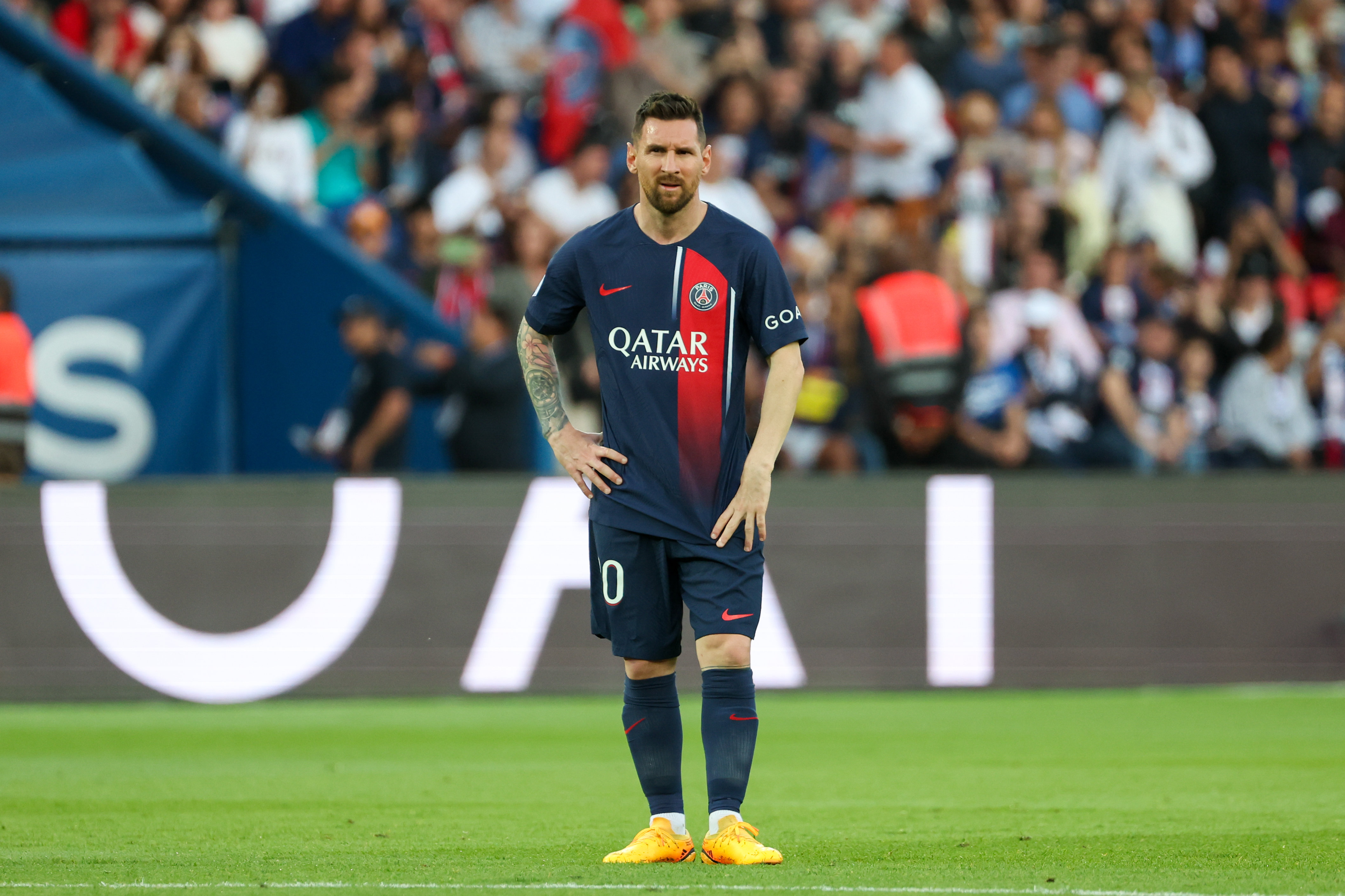 Lionel Messi est libre après deux saisons passées au PSG. LP/Arnaud Journois