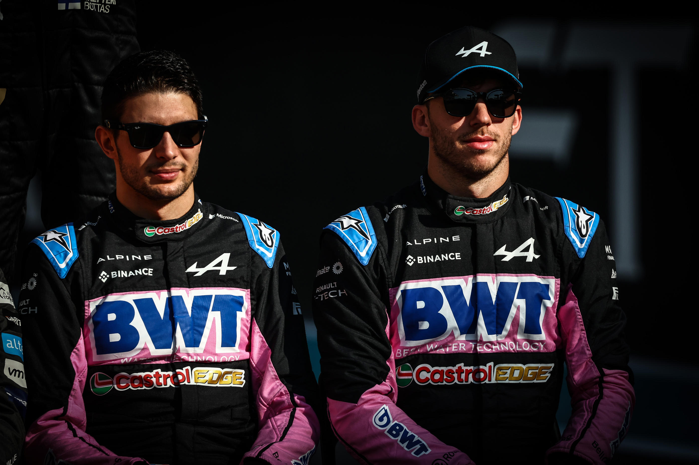 Esteban Ocon (à gauche) et Pierre Gasly (à droite) sont en fin de contrat avec Alpine, même si le second dispose tout de même d'une option pour prolonger d'un an. XPB/Icon Sport