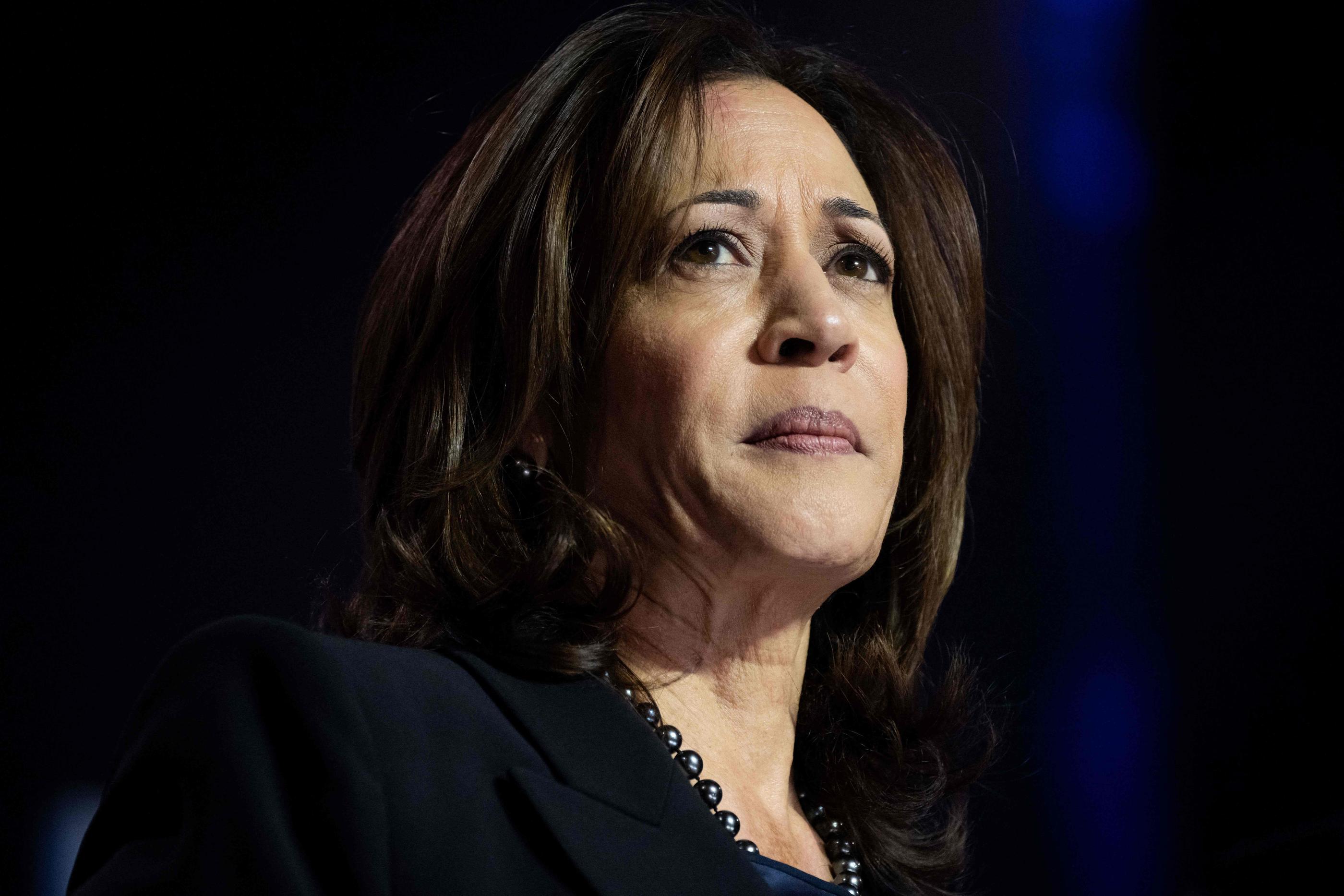 La vice-présidente américaine Kamala Harris a une mère indienne et un père jamaïquain. AFP/SAUL LOEB.