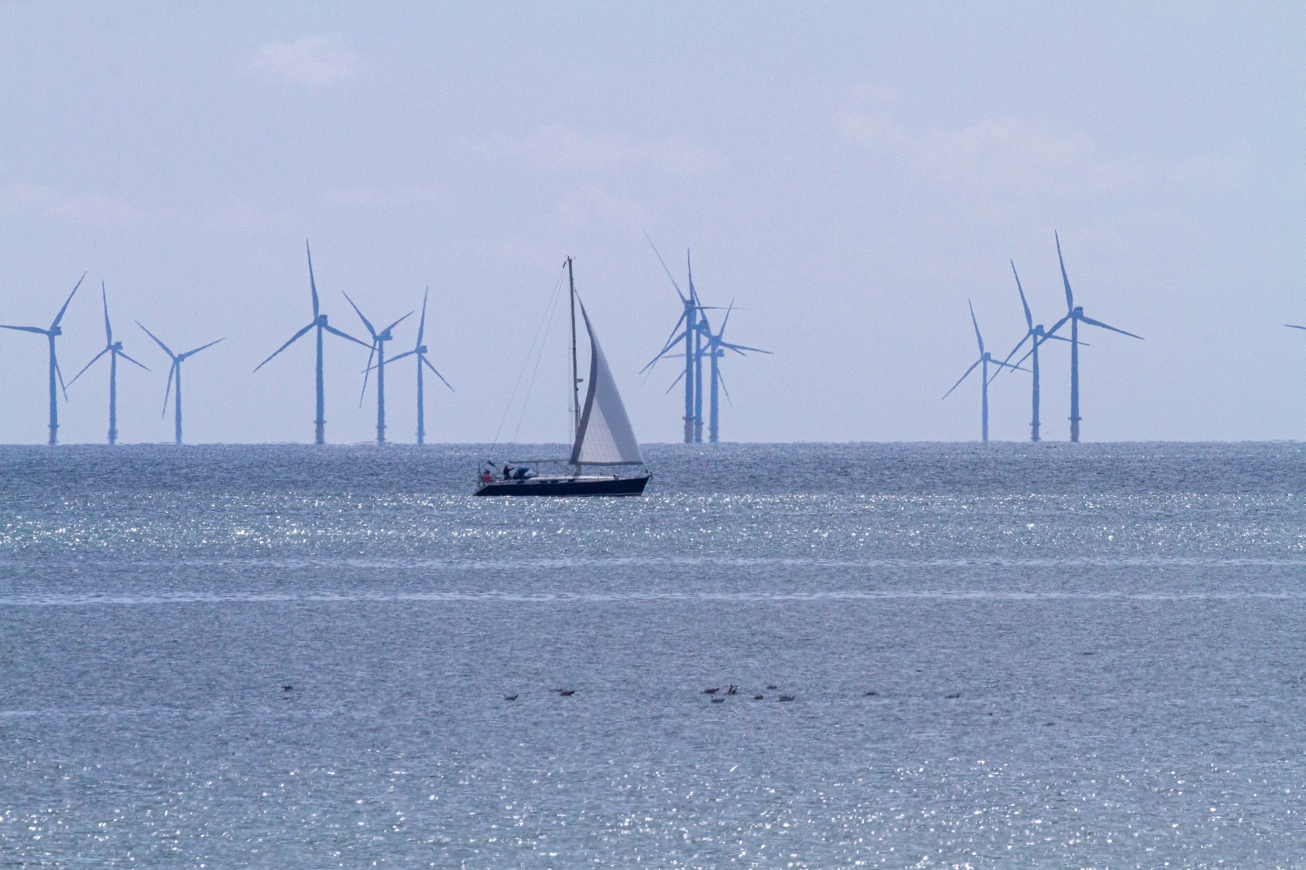 L'éolien en mer « devra être notre première source d’énergie renouvelable en 2050 », confie-t-on à l’Élysée. (Illustration) MaxPPP/Belpress/Leyla Vidal