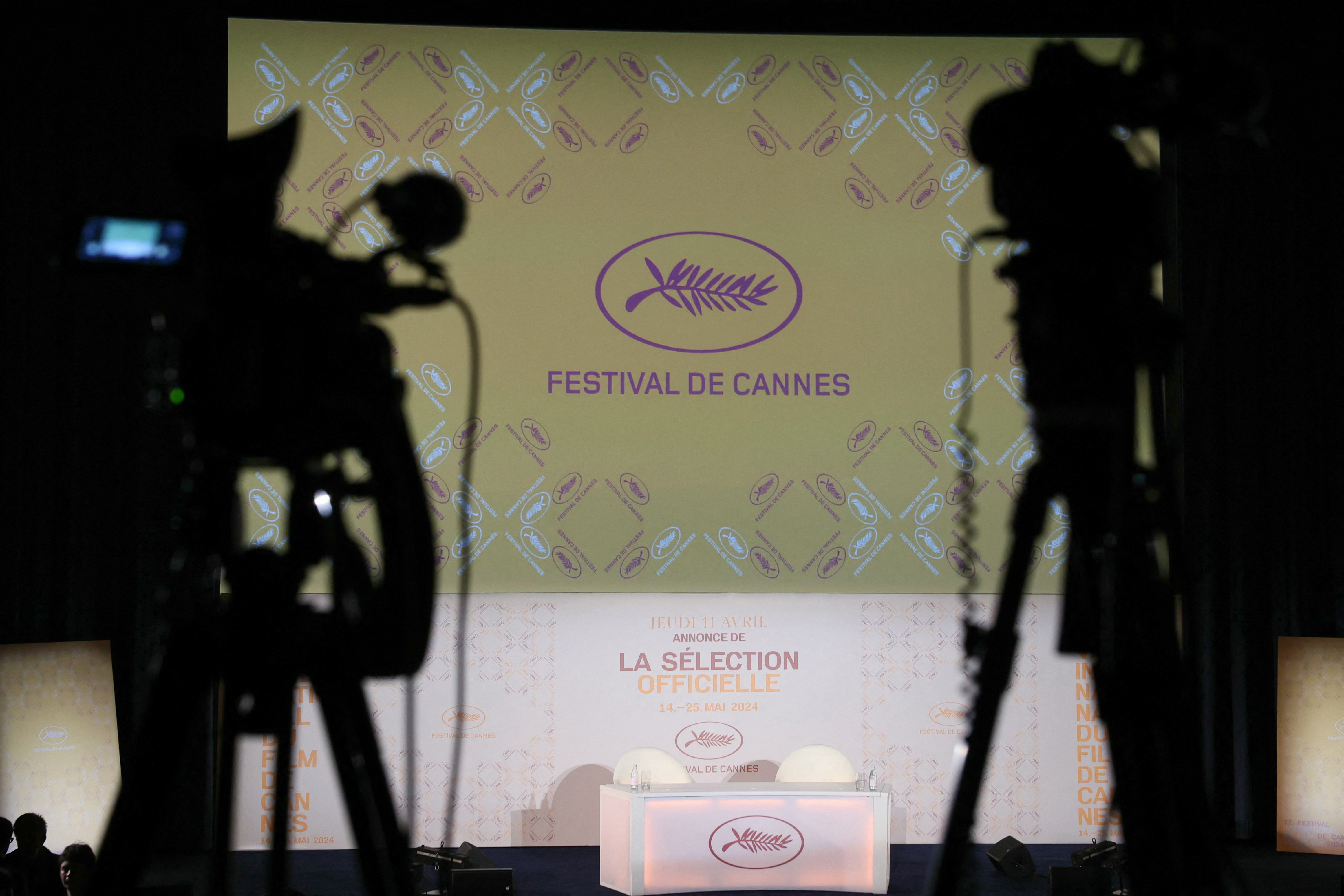 En cas d'accusations de violences sexuelles visant une personnalité présente sur la Croisette, le Festival de Cannes veillerait «à prendre la bonne décision au cas par cas», a déjà assuré sa présidente (ici l'annonce de la sélection officielle le 13 avril à Paris). AFP/Alain Jocard