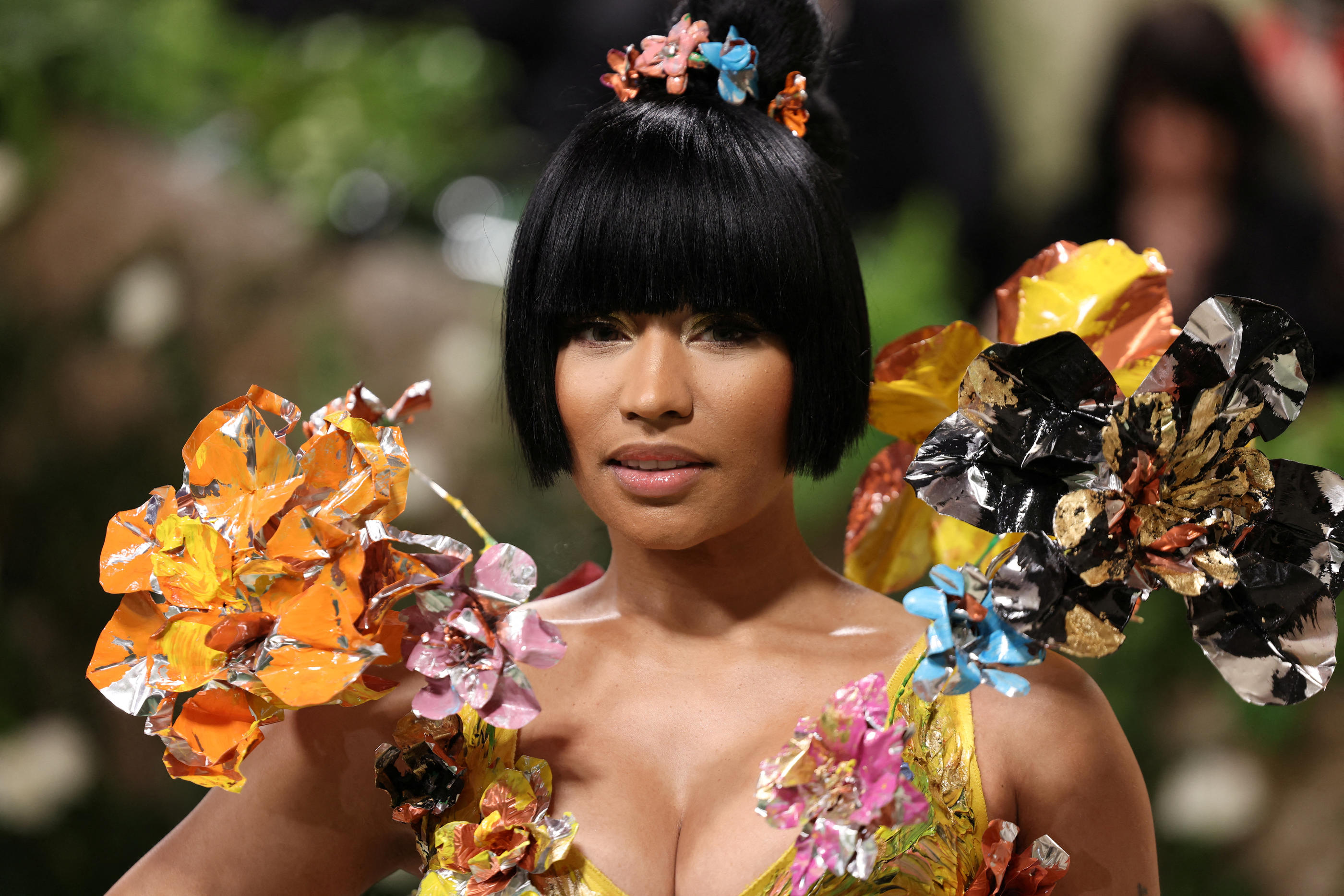 Nicki Minaj lors du Met Gala, à New York le 6 mai 2024. REUTERS/Andrew Kelly