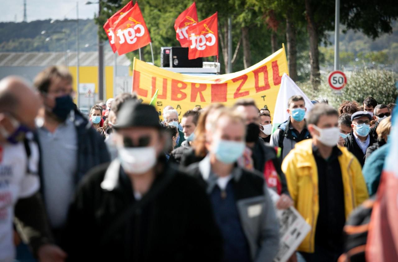 En 2020, un an après l'incendie de Lubrizol, près de 1000 personnes avaient défilé à Rouen. Loi Benoist / AFP