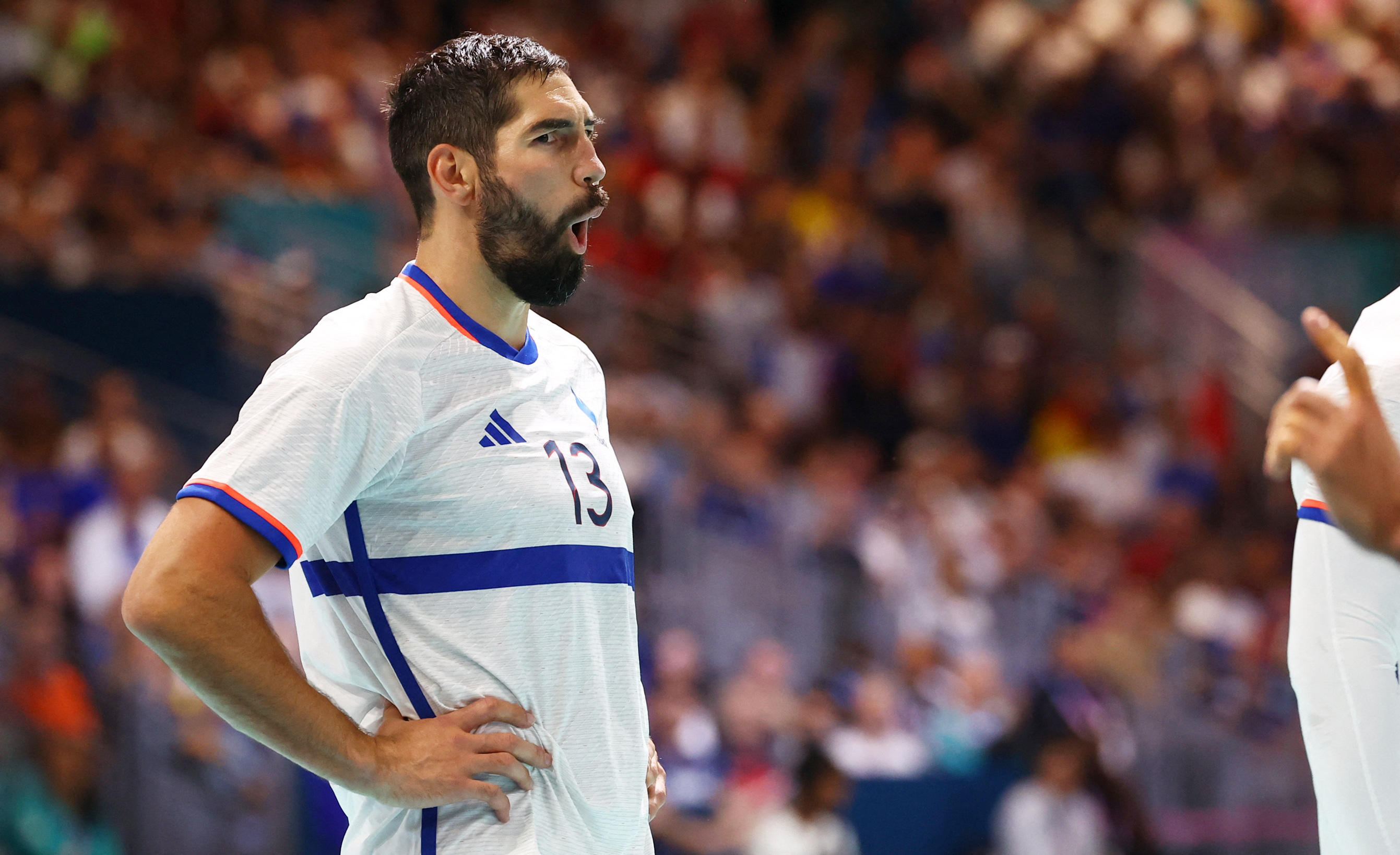 Nikola Karabatic, actuellement sur le terrain pour l'entrée en lice des Bleus contre le Danemark, aurait pu participer à la cérémonie d'ouverture. Reuters