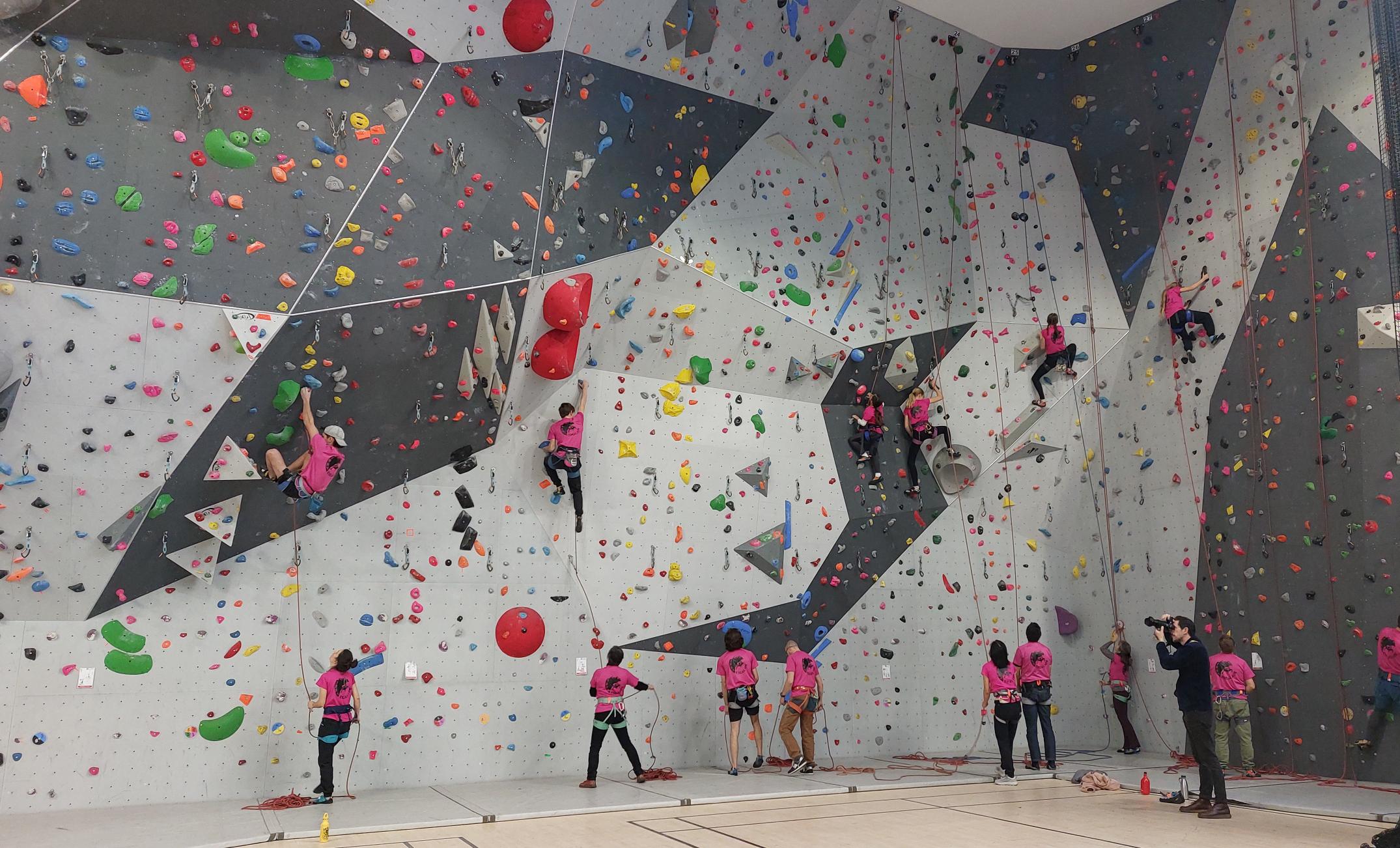 La cité des sports, équipement de près de 35 000 m² , dispose d'un mur d'escalade de 30 m de haut, utilisé par le club de la ville et les scolaires. LP/Anne-Sophie Damecour