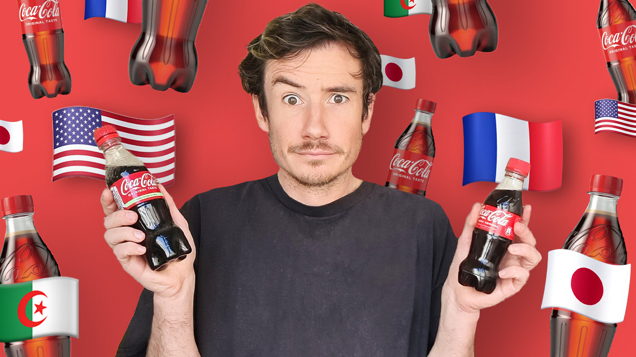Nous avons fait tester des Coca-Cola de plusieurs pays à un sommelier... et vous allez être surpris de la différence de goût.