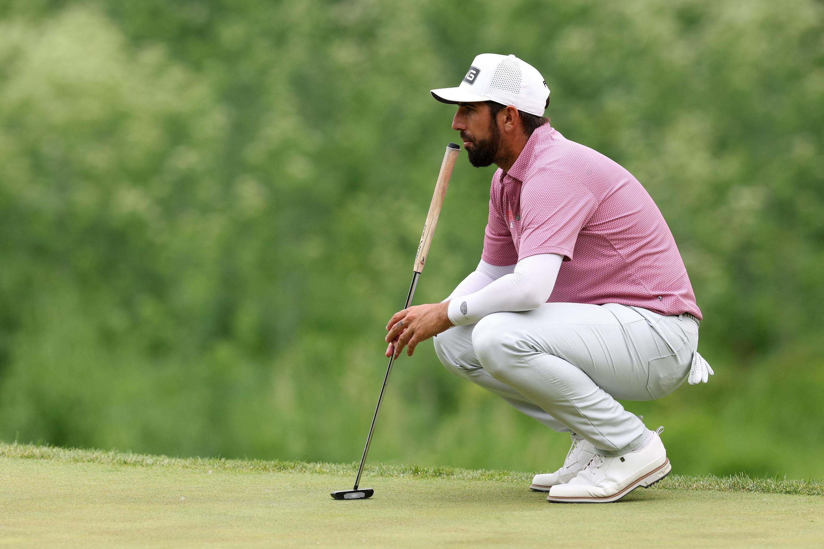 Matthieu Pavon a signé une carte de 76 (+5) ce jeudi lors du 1er tour du PGA Championship. Christian Petersen / GETTY IMAGES NORTH AMERICA / Getty Images via AFP