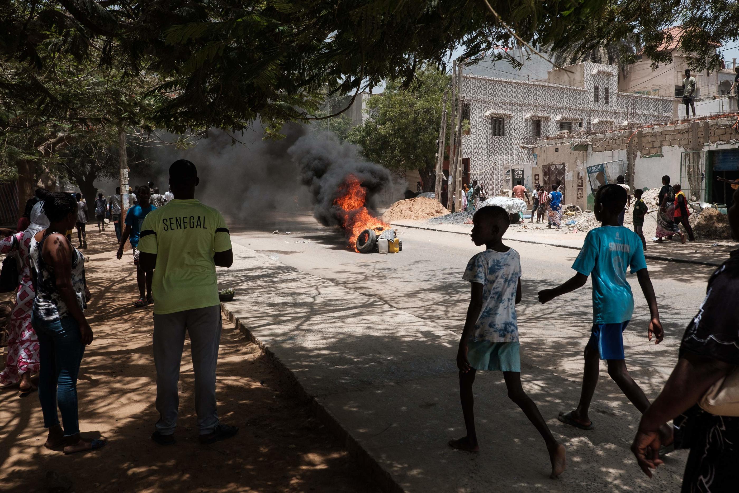 Les violences ont éclaté à la suite du verdict. AFP/Guy Peterson