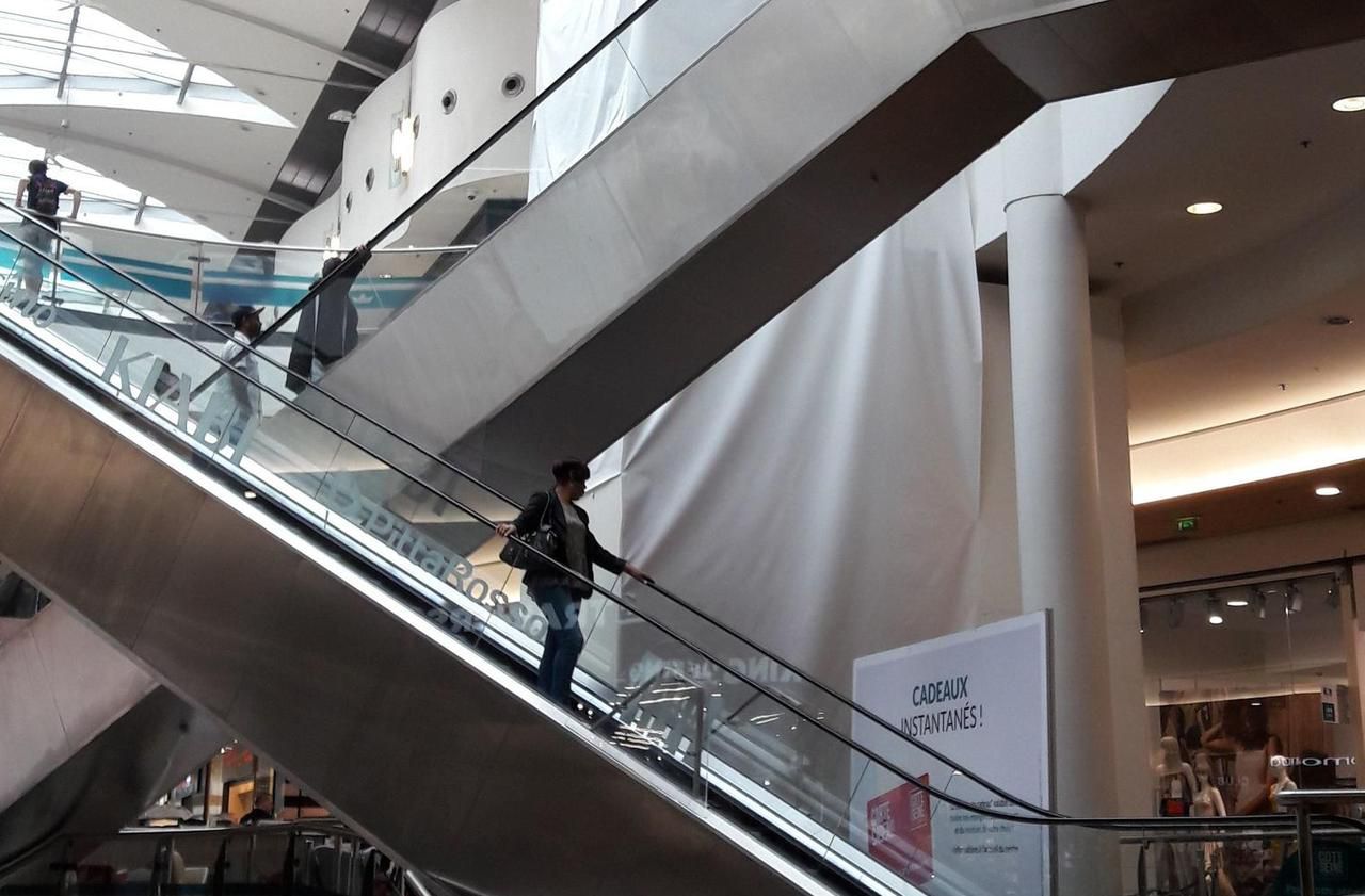 En juin 2018, quelques jours après le drame, l’ascenseur incriminé dans le centre commercial Côté Seine d'Argenteuil. LP/M.Len