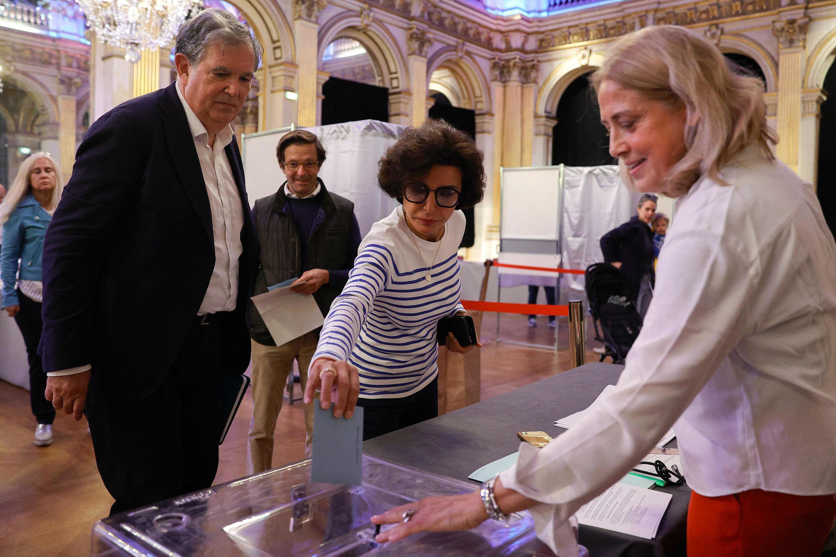 Rachida Dati, maire du VIIe arrondissement de Paris depuis 2008, rejoint le gouvernement Attal. Ses administrés, souvent surpris, ne s'inquiètent pas trop pour sa succession. AFP/Geoffroy Van Der Hasselt