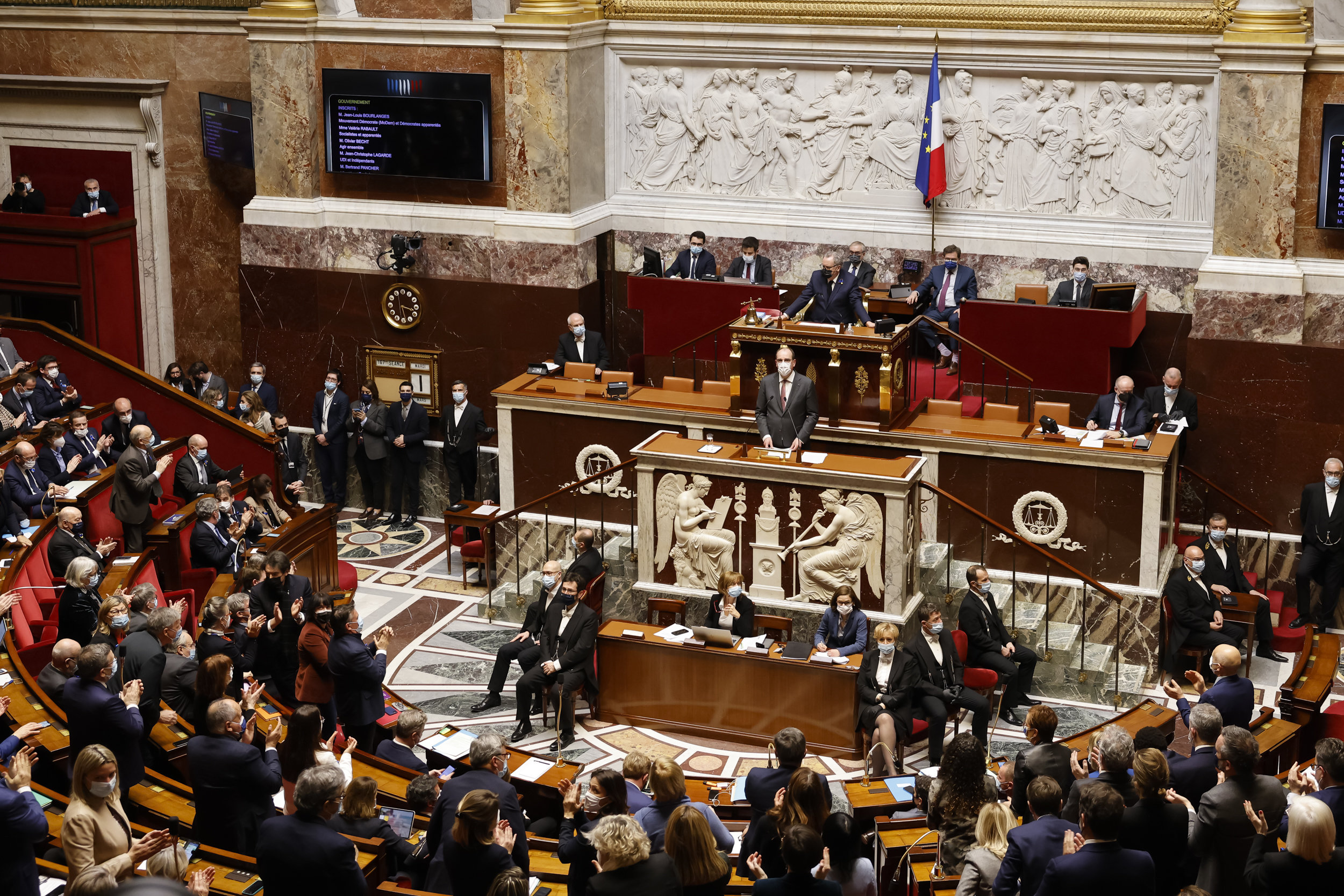 L'Assemblée nationale durant le débat sur la guerre en Ukraine, le 1er mars 2022. (Illustration) LP/Arnaud Dumontier