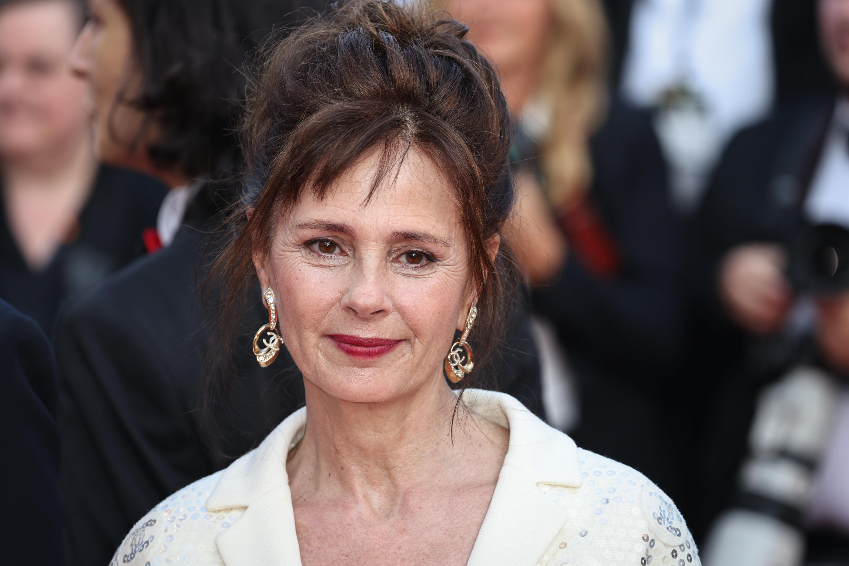 L'actrice Anouk Grinberg au festival de Cannes en 2023. LP/Frédéric Dugit