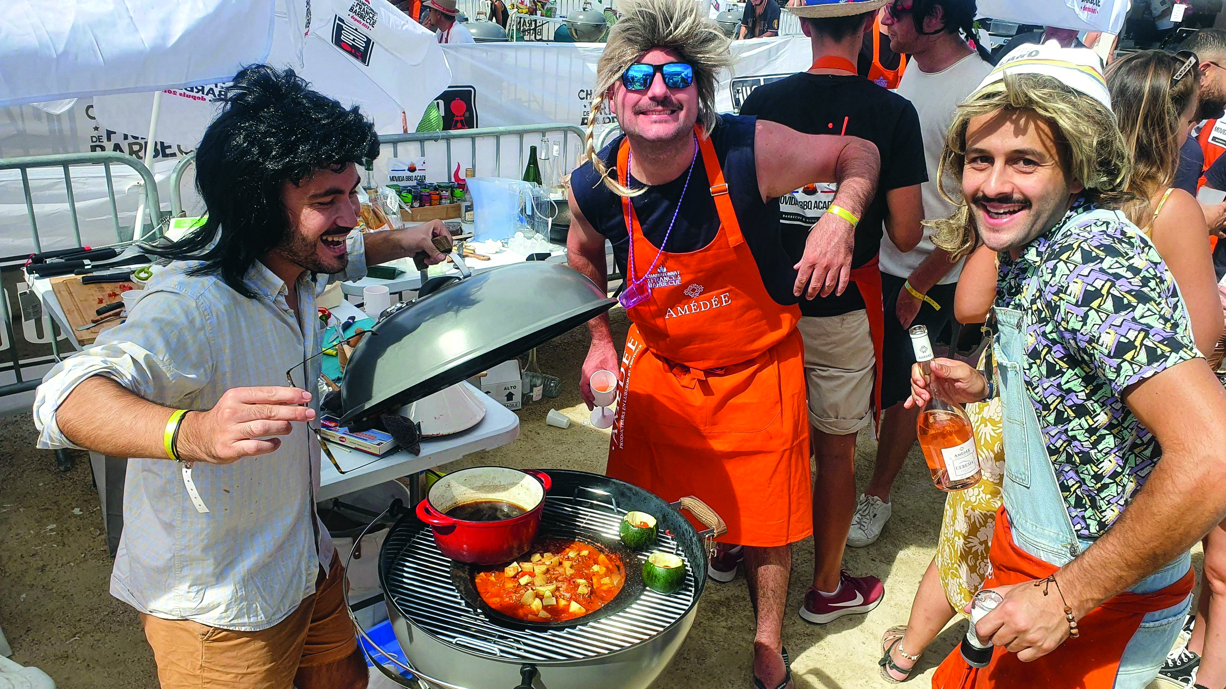 En 2023, 80 équipes s'affrontaient dans huit catégories tout le week-end pour les finales du Championnat de France de barbecue, aux Saintes-Marie-de-la-Mer (Bouches-du-Rhône). LP/Marc Leras