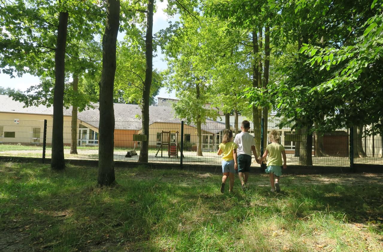 <b></b> Coye-la-Forêt, ce mercredi. Les travaux à l’école des bruyères ont débuté cet été et vont durer un an. 