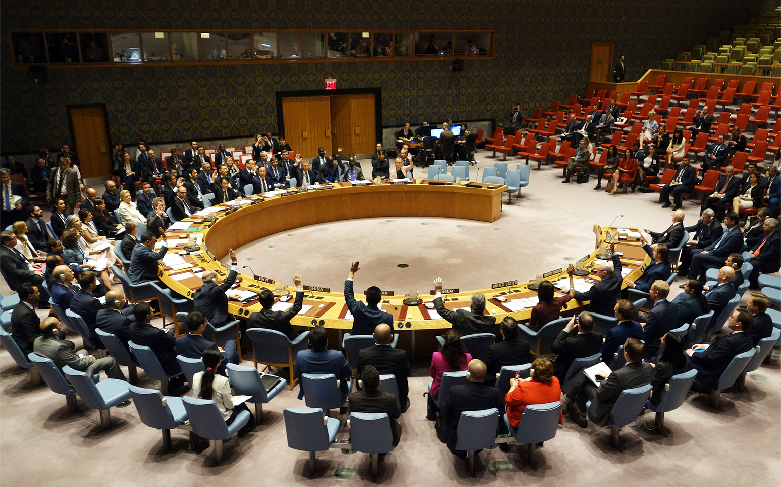 Le Conseil de sécurité de l'ONU doit approuver à une majorité de neuf voix et aucun veto la transmission de la demande d'adhésion à l'Assemblée générale des Nations Unies. AFP/Don Emmert