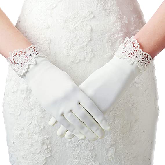 Gant - mitaine,gants de mariée en soie pour femme,longueur de bras