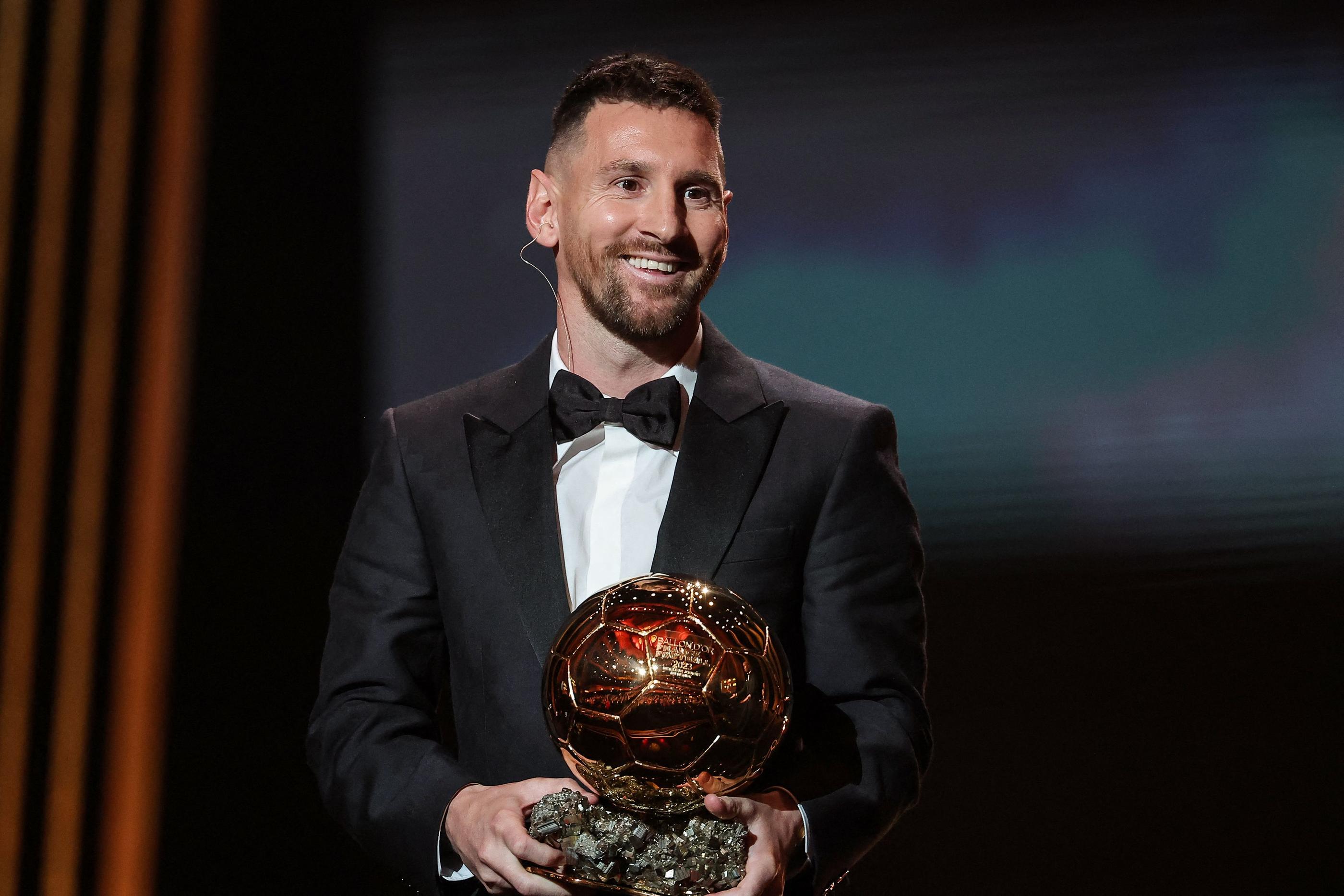 Lionel Messi devance Erling Haaland et Kylian Mbappé au classement du Ballon d'or 2023. (Franck Fife/AFP)