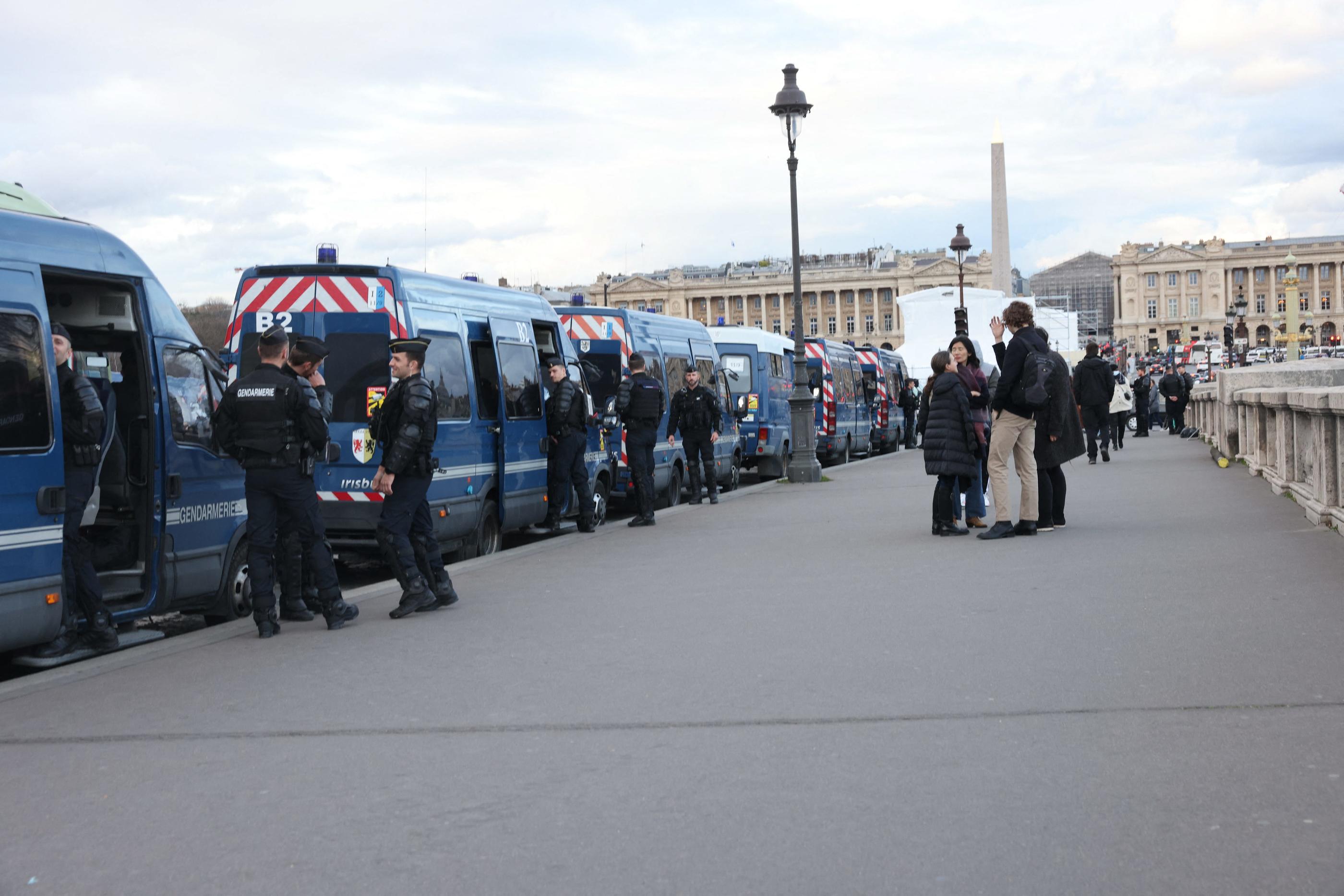 La préfecture de police de Paris a interdit ce week-end les rassemblements prévus sur la place de la Concorde. (LP/Olivier Lejeune)