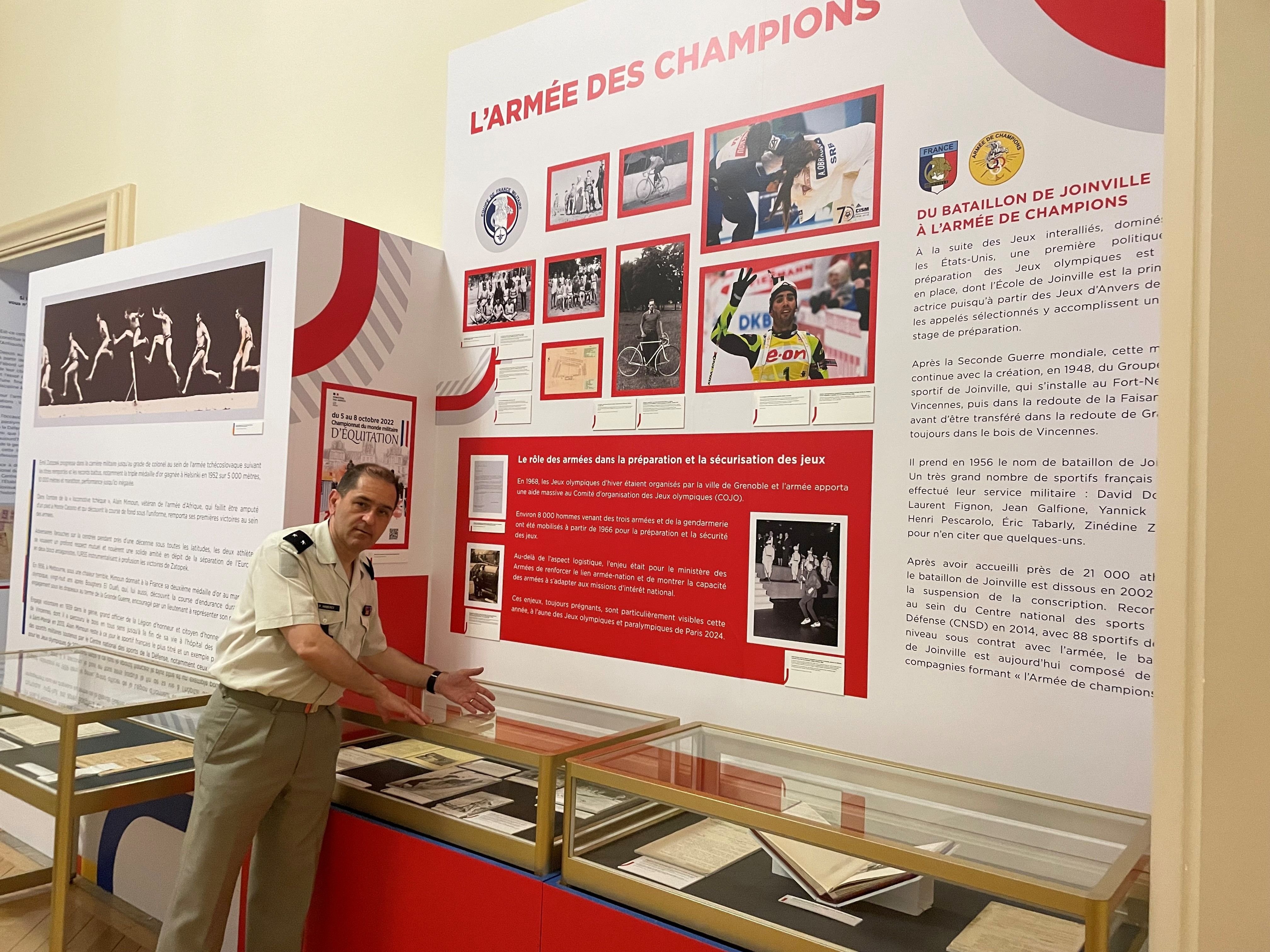 Vincennes (Val-de-Marne), en juin. Le général Gilles Haberey, chef du service historique de la défense par intérim, insiste sur l'importance du sport. LP/Sylvain Deleuze