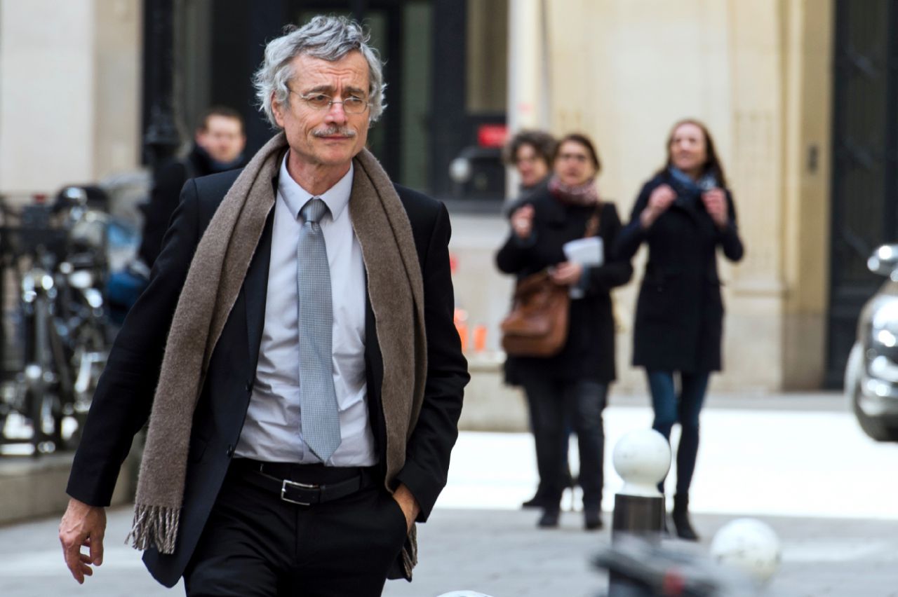 Eric Dupond-Moretti a annoncé le décès du juge Renaud van Ruymbeke. AFP/Martin Bureau