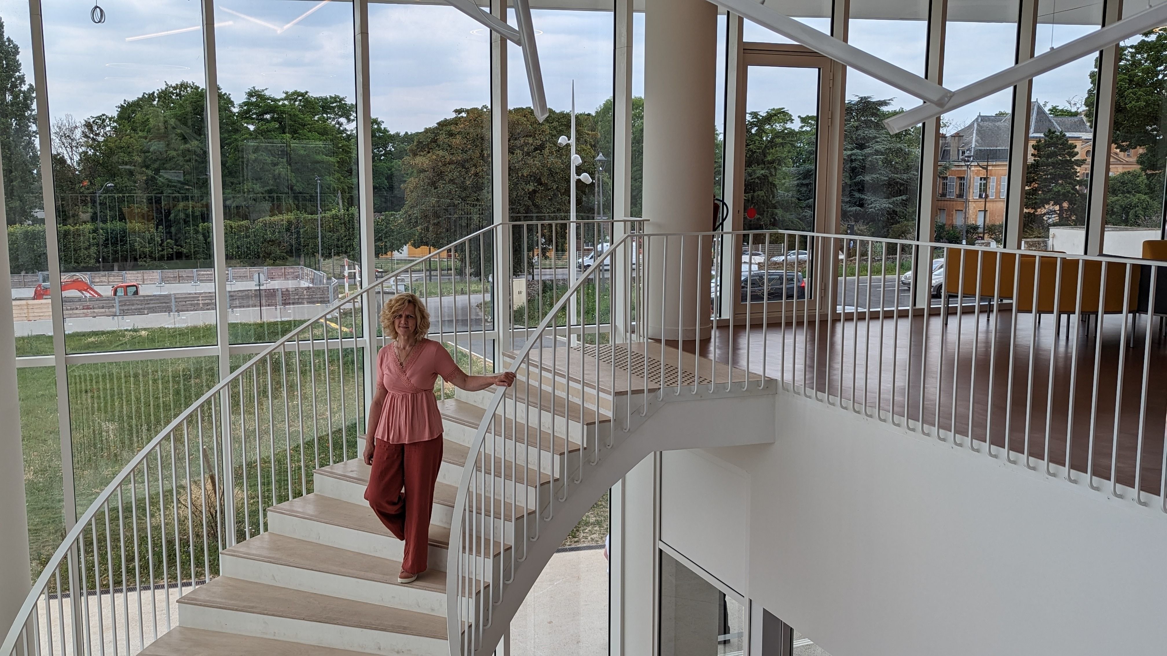 Clichy-sous-Bois (Seine-Saint-Denis), le 28 juin. Le nouveau conservatoire « change la vie » du personnel et de ses usagers, souligne sa directrice, Corinne Penhouët. LP/P.E.