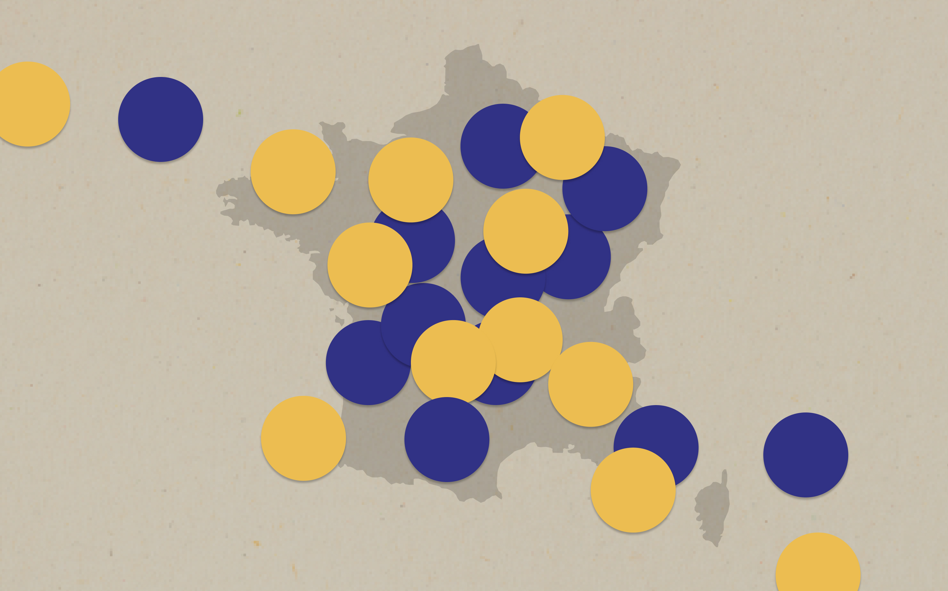 Comment a voté votre commune au second tour de la présidentielle ? Collage Datagif pour Le Parisien