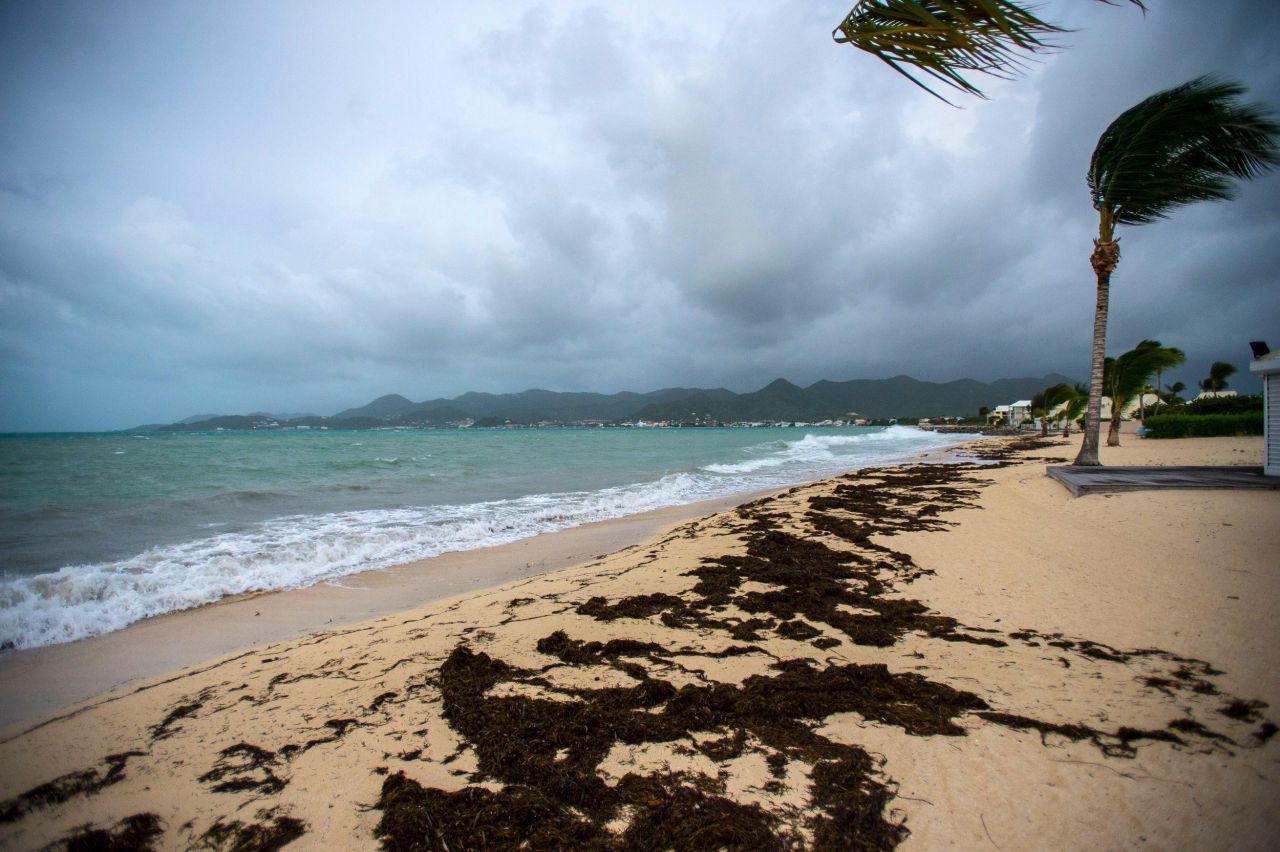 La tempête tropicale Bret se situe à quelques centaines de kilomètres de la Martinique, qui a été placée en alerte rouge (illustration). AFP