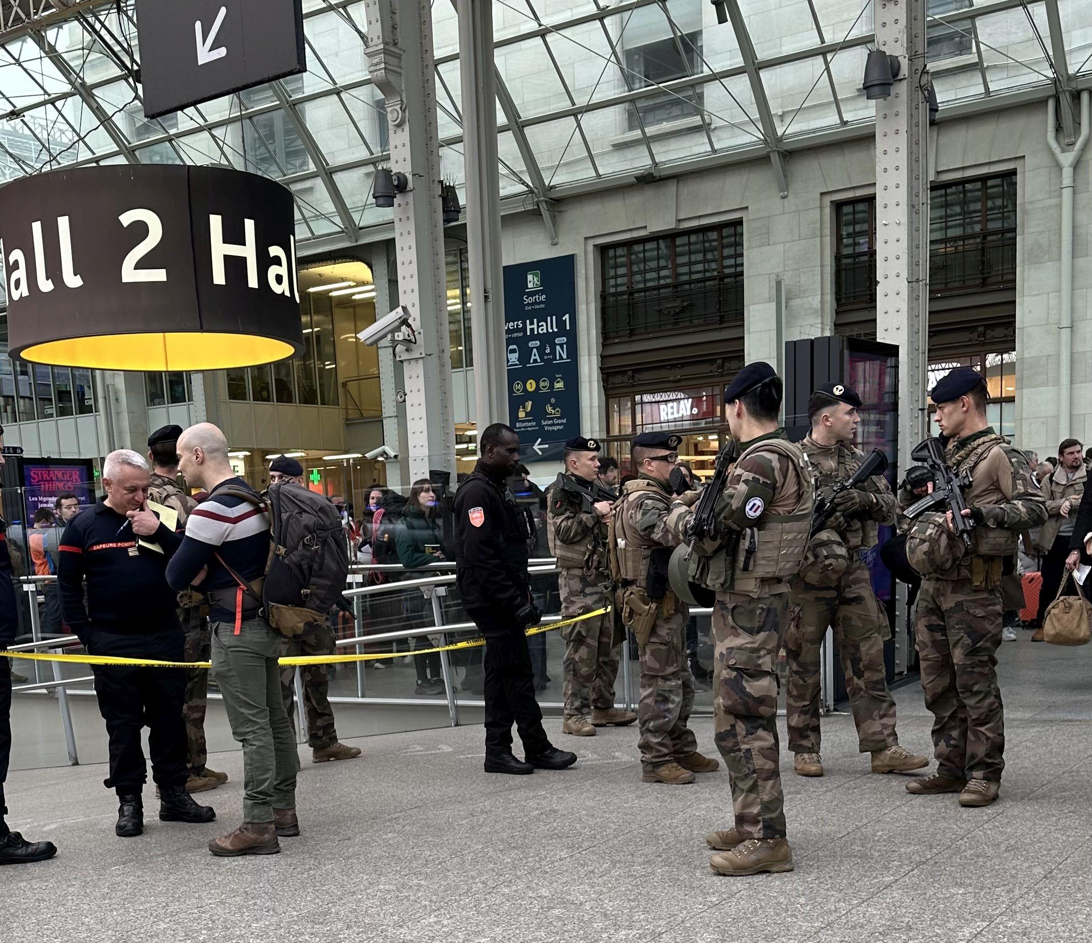 Ce samedi 3 février gare de Lyon à Paris, après l'attaque. LP/Delphine Goldsztejn