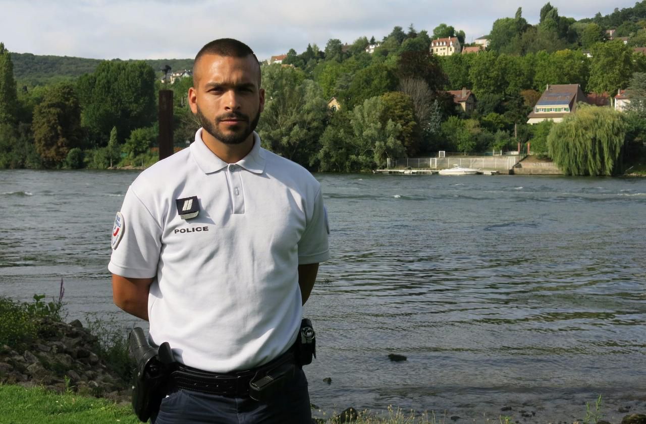 <b></b> Triel-sur-Seine, ce mercredi. Marvin a plongé dans la Seine pour secourir une femme. 