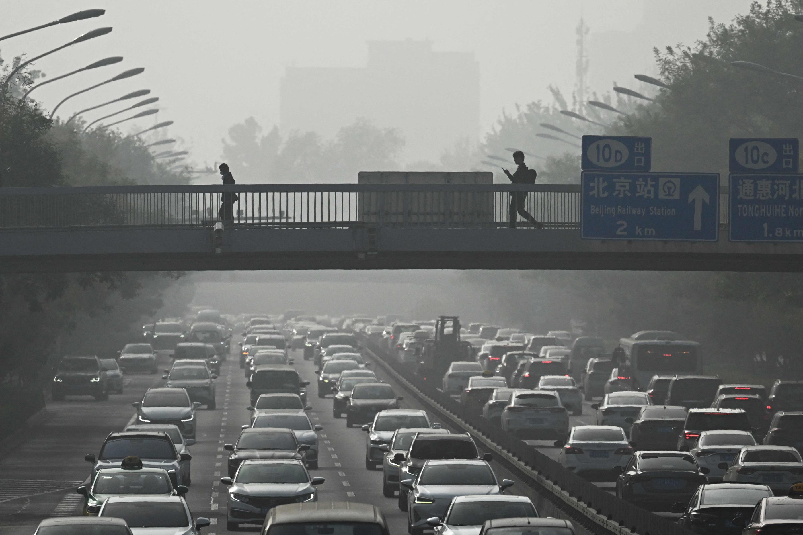 Pékin et le Nord de la Chine souffrent d’un épisode de forte pollution, l’un des pires depuis le début de l’année. AFP/Pedro PARDO