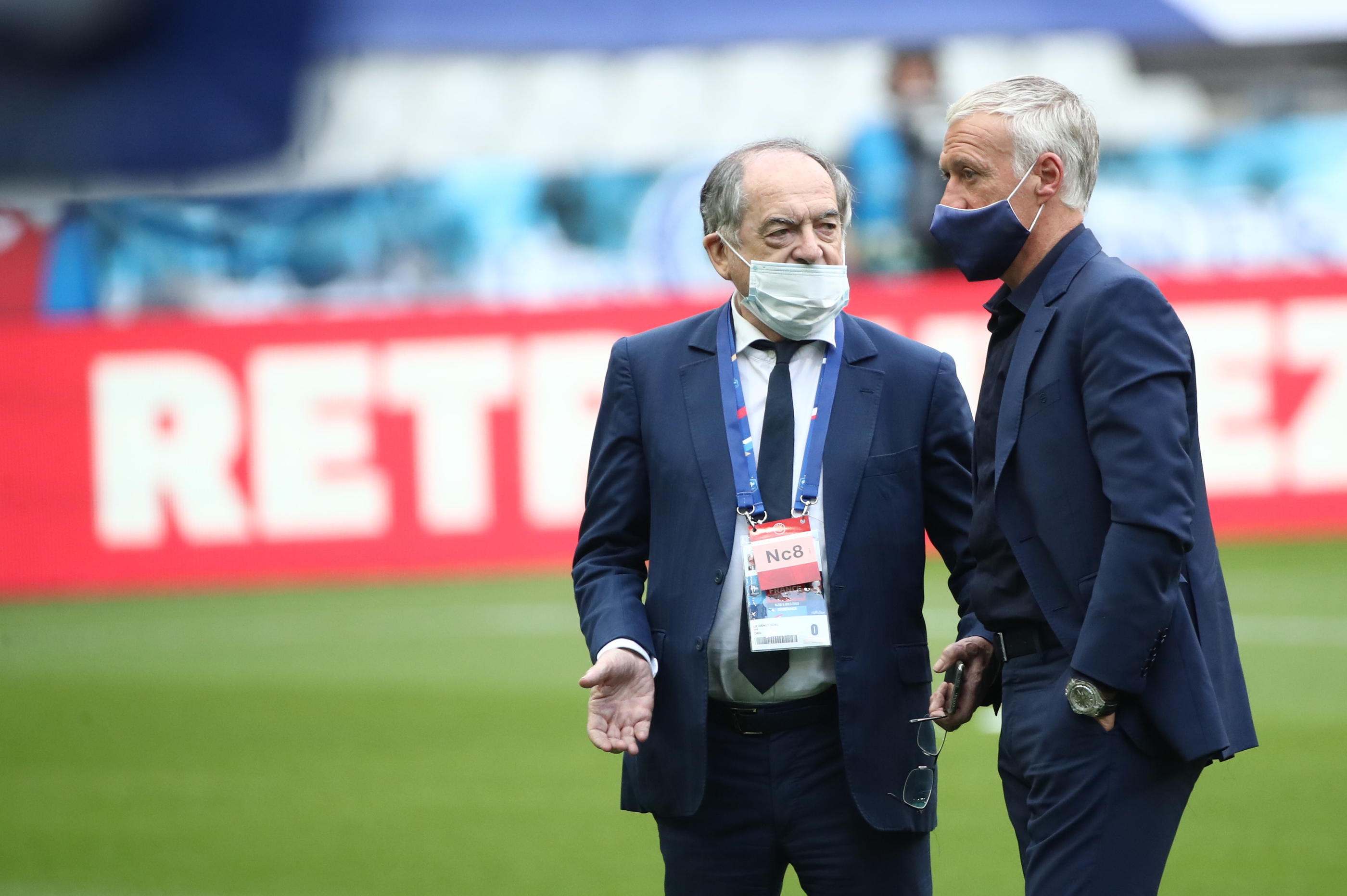 Didier Deschamps et Noël Le Graët se sont entretenus ce jeudi sur l'avenir de l'équipe de France. LP