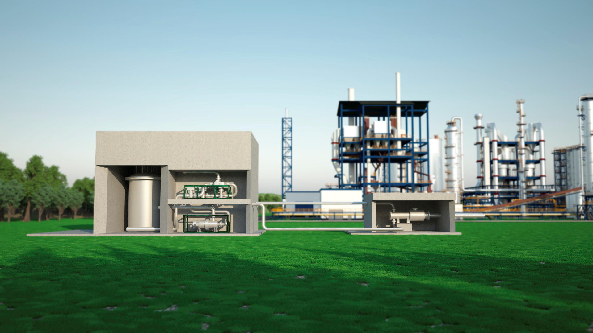 Jimmy Energy vient de déposer la première demande d’autorisation pour un petit réacteur modulaire nucléaire (SMR) afin d'alimenter un site industriel à Bazancourt (Marne). DR