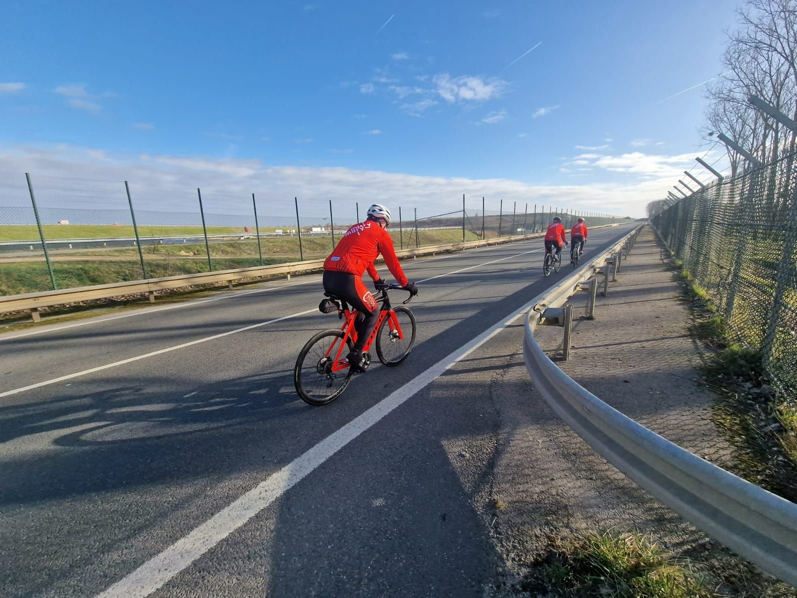 Mitry-Mory (Seine-et-Marne), samedi 25 février. Nous avons suivi lors d'une balade à vélo quelques membres du club Cyclos Mitryens. LP/Marie Briand-Locu