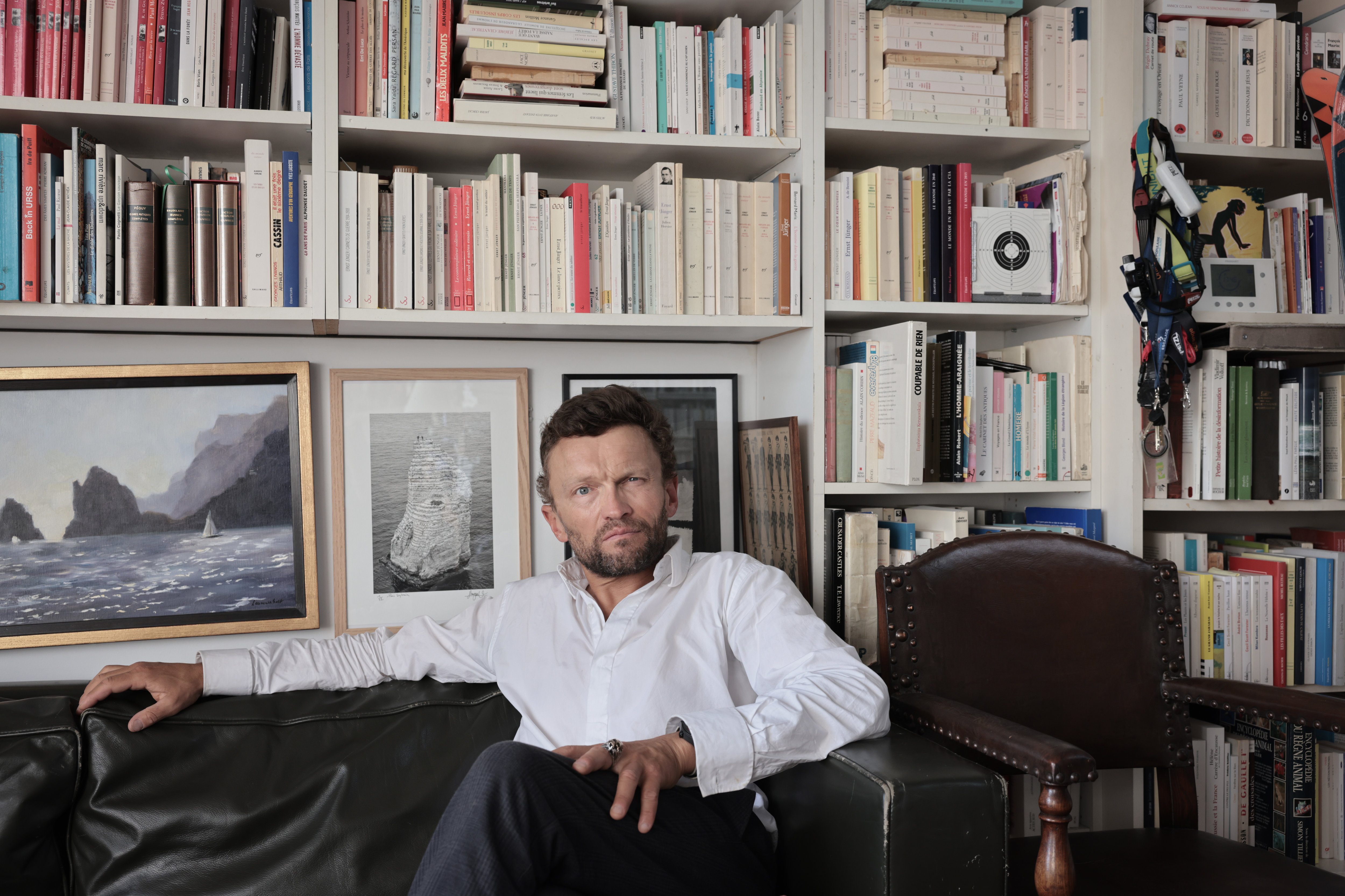 Sylvain Tesson, écrivain controversé, arrive en Suisse romande