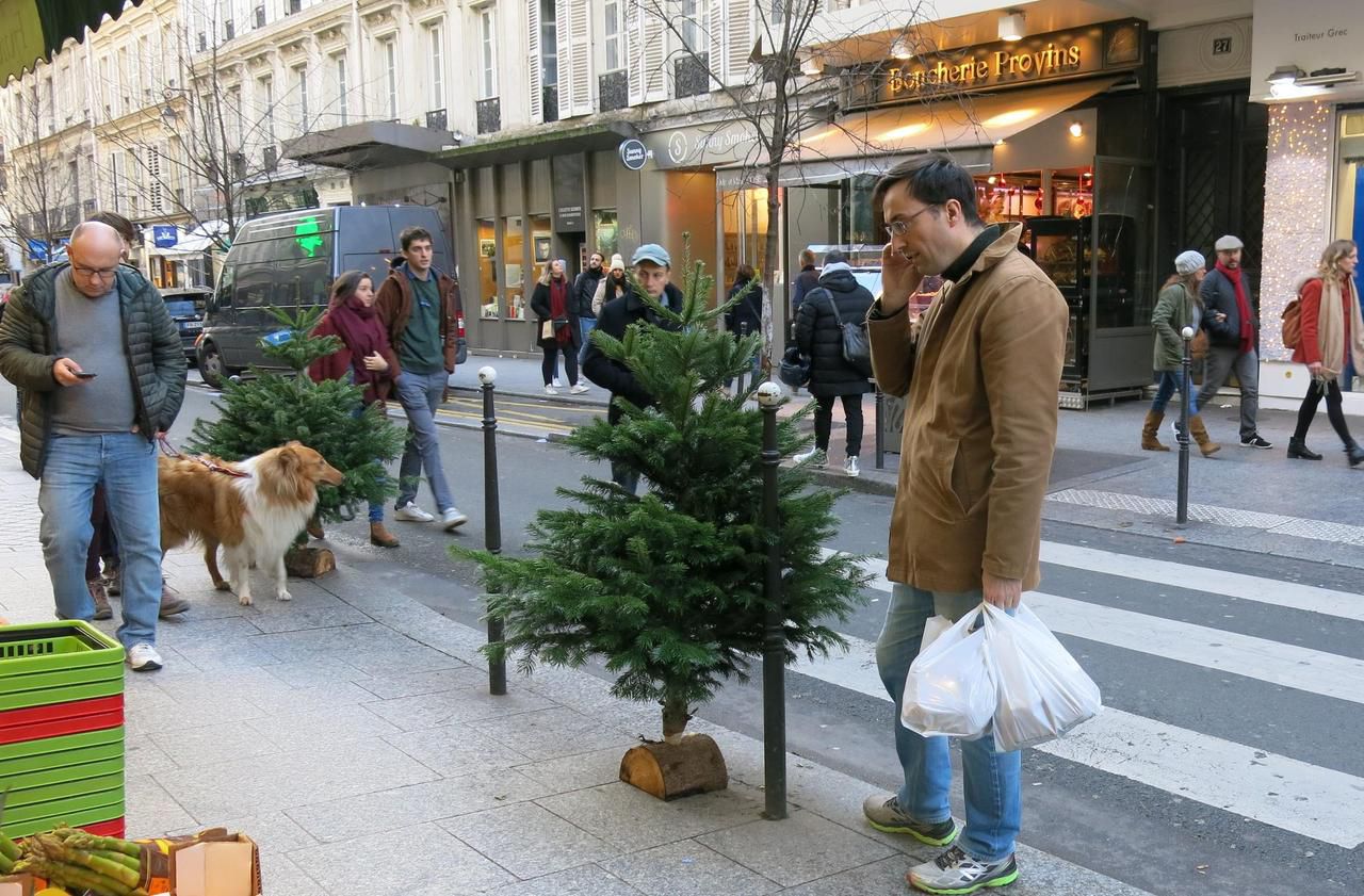 <b></b> Paris, rue Rambuteau (IIIe), ce samedi. Des clients rares et fatigués, des commerçants déprimés : la rue Rambuteau est plutôt morose en ce samedi de shopping de Noël.