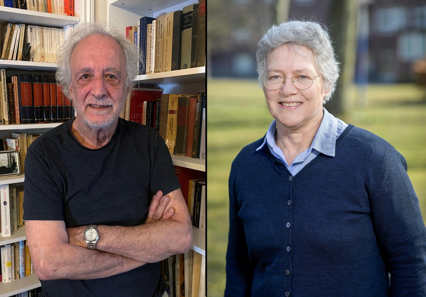Pierre Agostini et Anne L’Huillier ont reçu, avec le chercheur austro-hongrois Ferenc Krausz, le prix Nobel de physique 2023. AFP