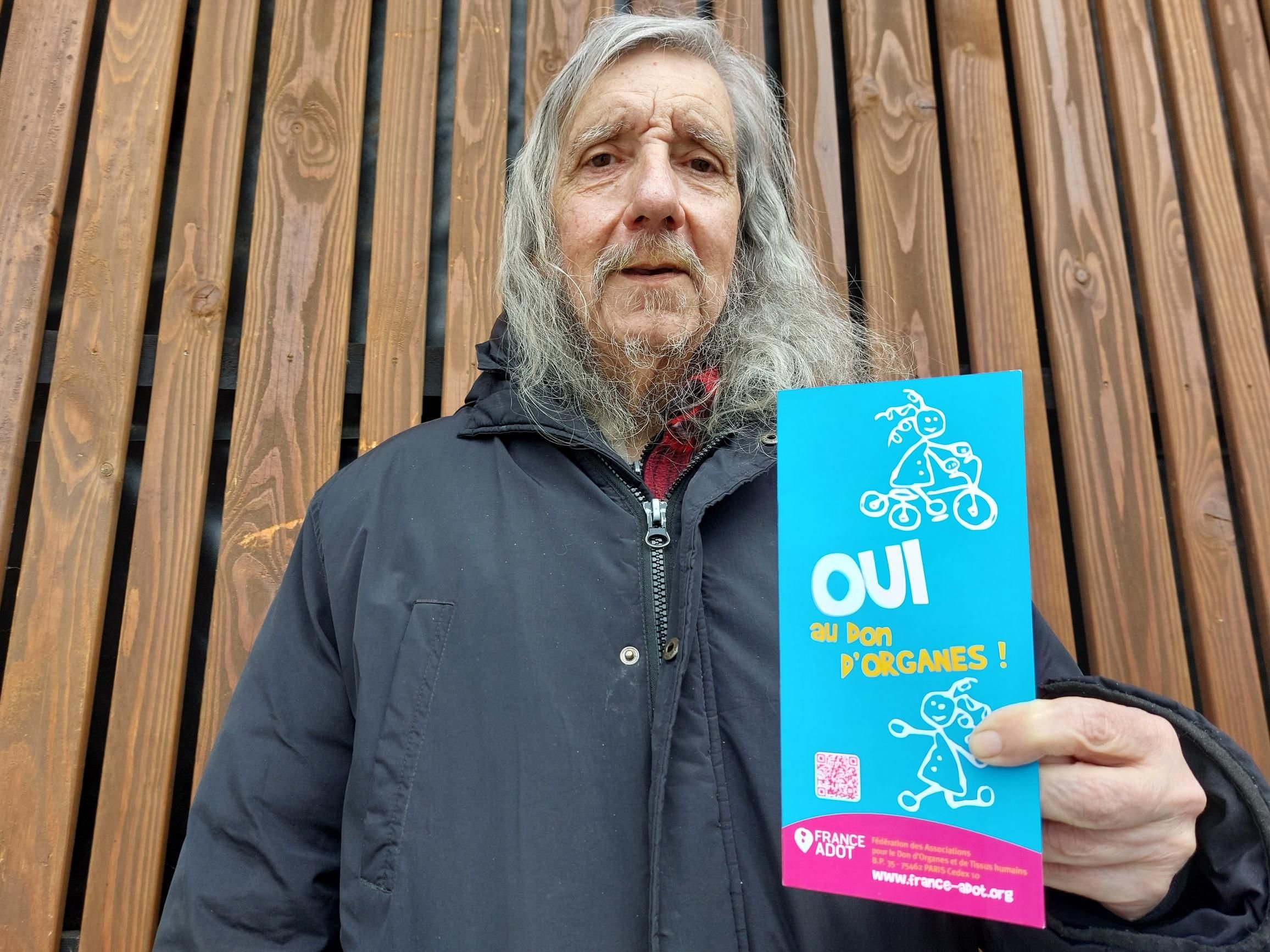 Sannois (Val-d'Oise), le 2 avril. Greffé du foie, Jean-Luc Guérin est vice-président de l'antenne du Val-d'Oise de France ADOT. LP/Christophe Lefèvre