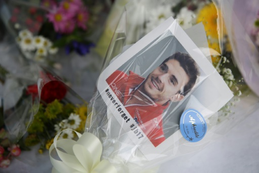 Jules Bianchi est décédé le 17 juillet 2015, neuf mois après son terrible accident lors du Grand Prix du Japon le 5 octobre 2014. AFP/Yuriko Nakao