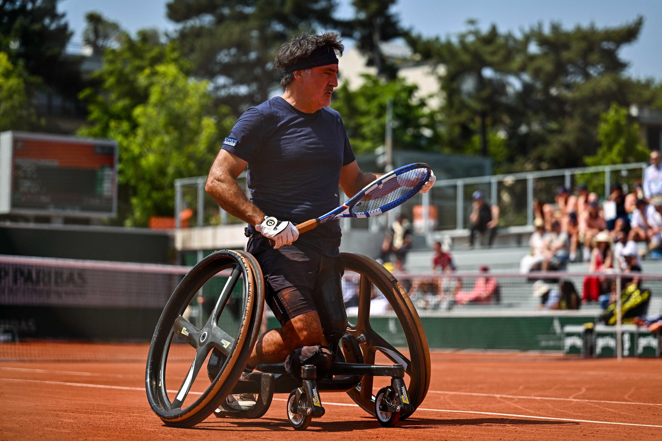 Stéphane Houdet a convaincu Yannick Noah de prendre la tête de l'équipe de France de tennis-fauteuil. Icon Sport/Baptiste Fernandez