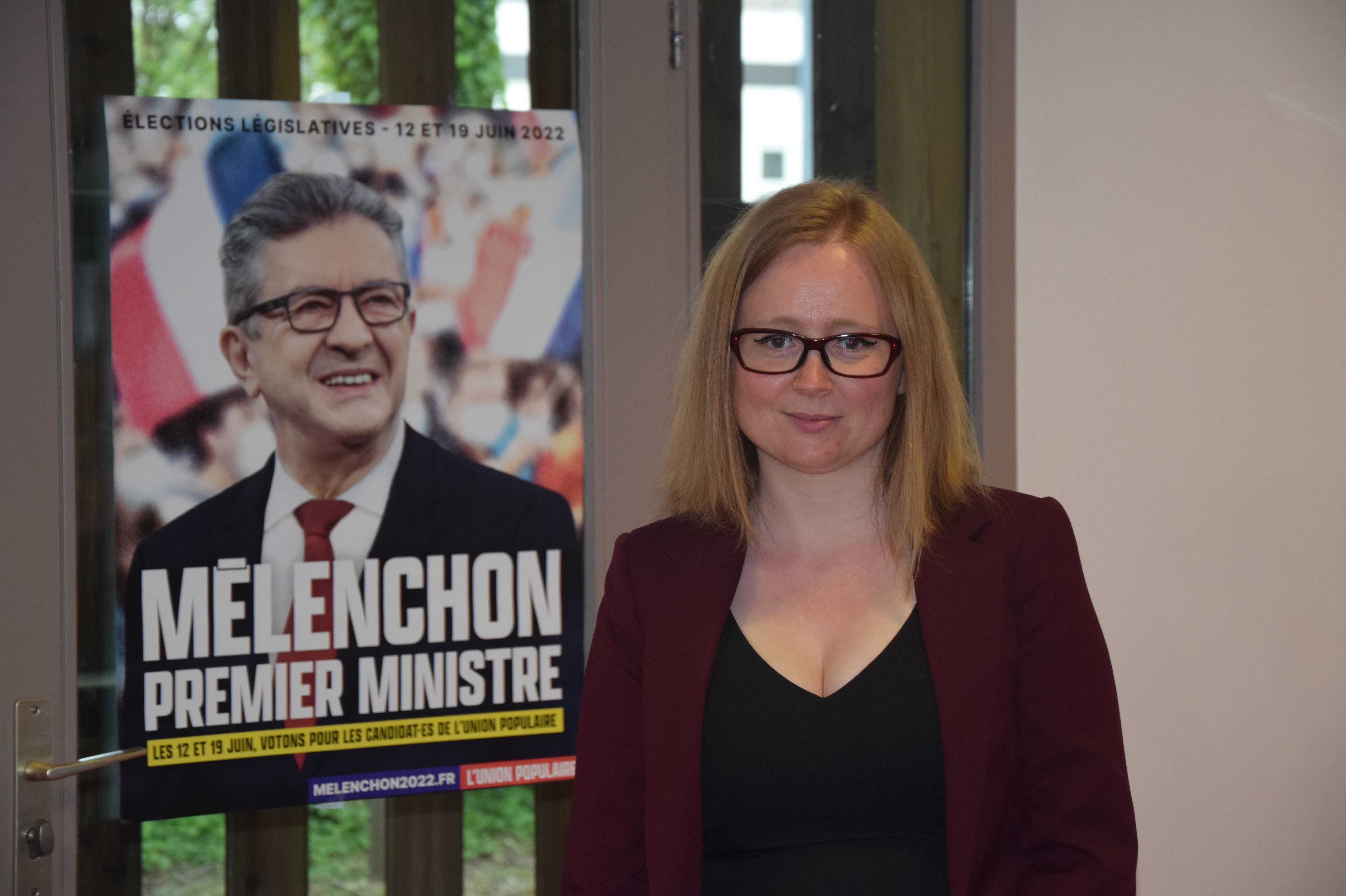 Ersilia Soudais, candidate Nupes/LFI, est arrivée en tête dans la 7e circonscription de Seine-et-Marne. Damien Cassé