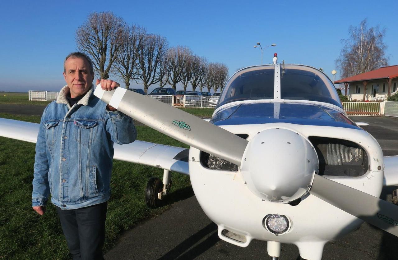 <b></b> Isles-lès-Villenoy (Seine-et-Marne), le  22 janvier. Philippe Lamy, le président de l’Aéronautique club de France, basé à l’aérodrome de Meaux-Esbly, craint une augmentation des loyers.