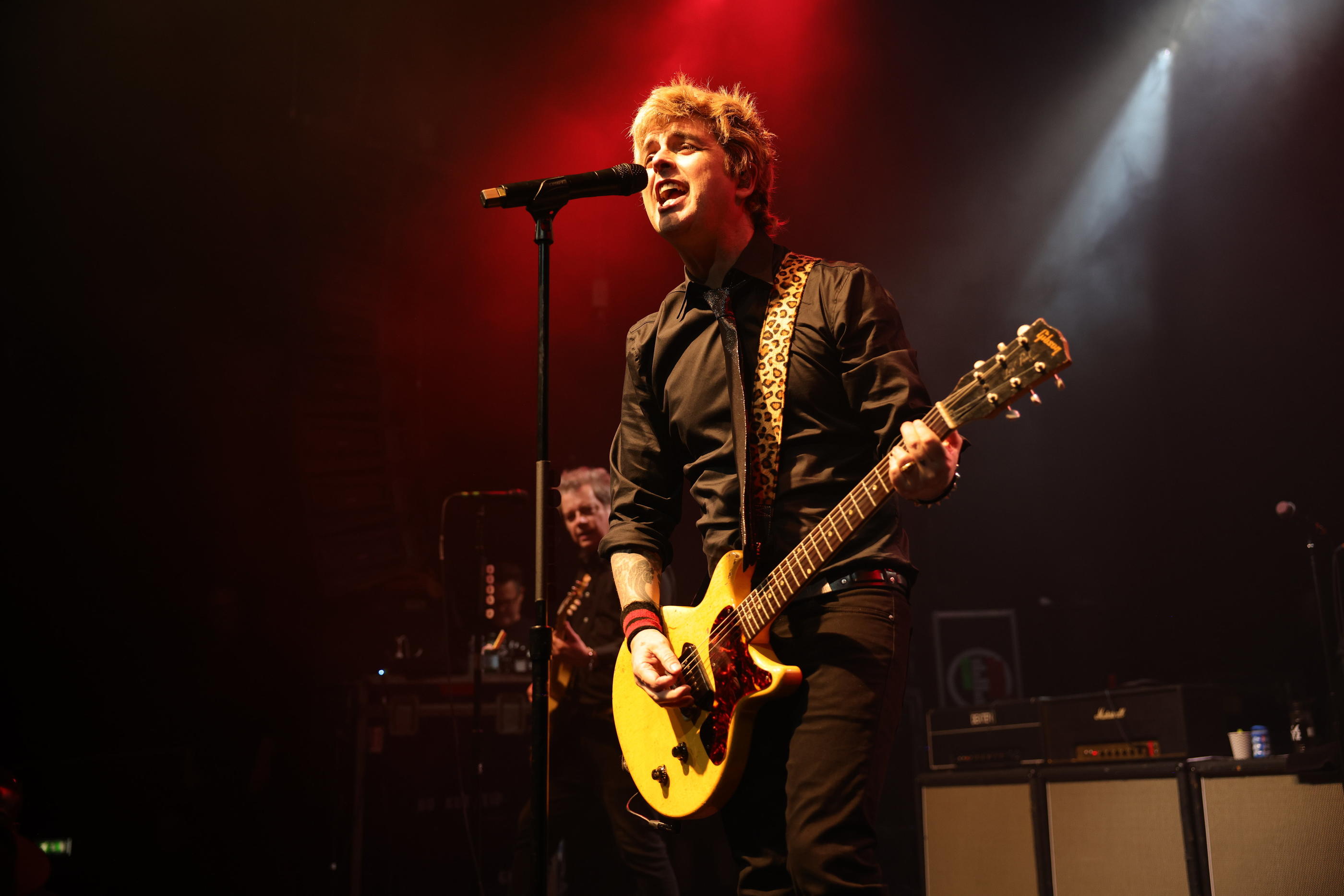 Paris XIe, samedi 4 novembre. Avant son concert prévu à l’Accor Arena l'an prochain, Green Day a tenu un évènement surprise au Bataclan, devant 1 500 personnes. LP/Olivier Arandel