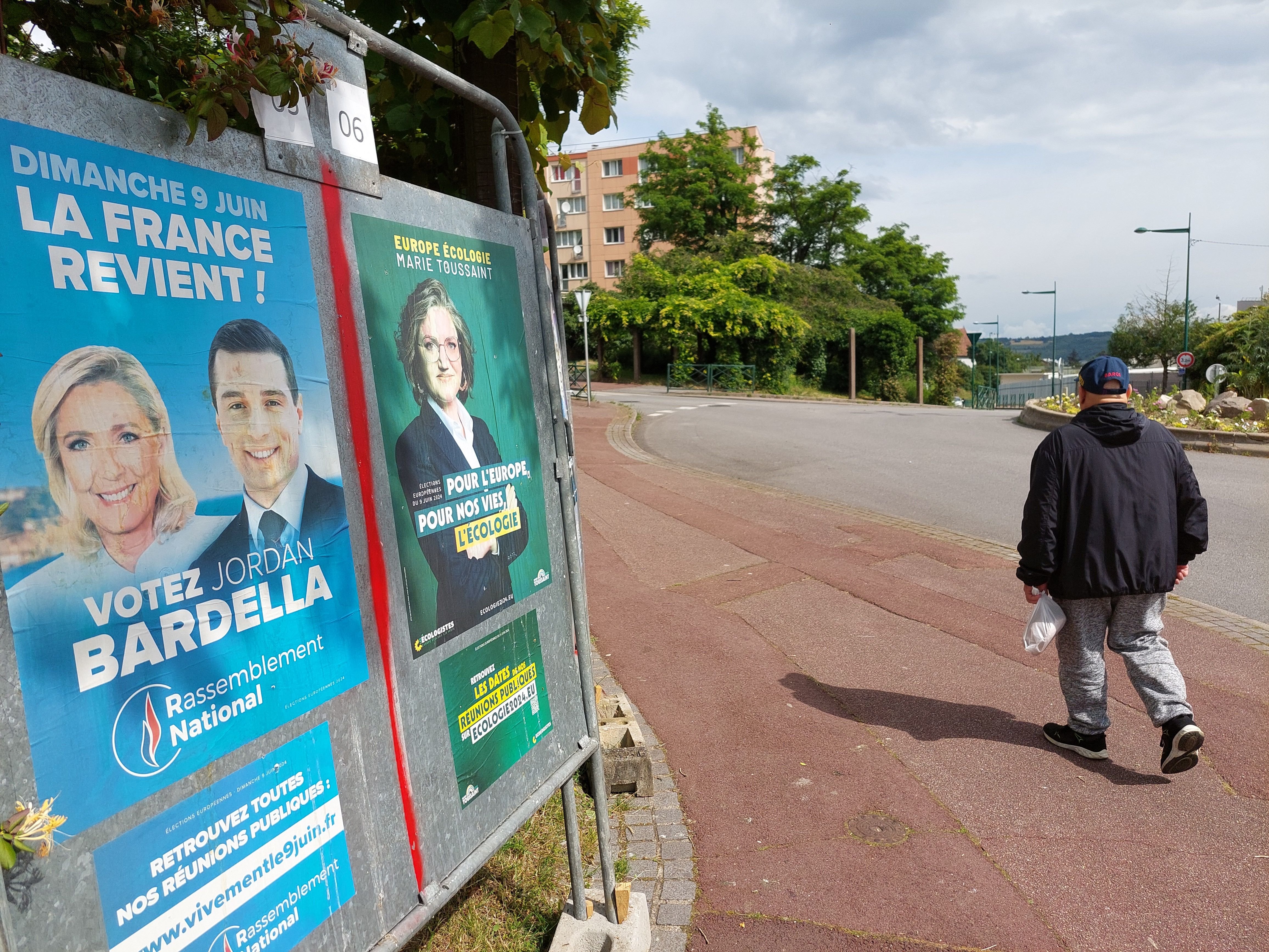 A Mantes-la-Ville (Yvelines), le vote RN et pour Jordan Bardella ne fait pas peur aux Français d'origine maghrébine. LP/Mehdi Gherdane