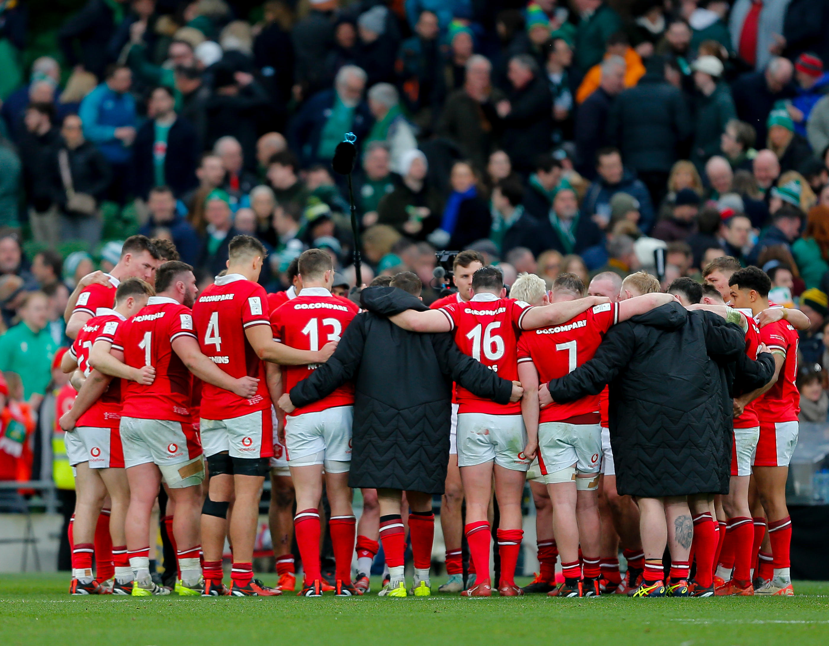 Contre la France, les Gallois vont tenter de décrocher leur premier succès dans ce Tournoi des Six Nations 2024. Icon Sport