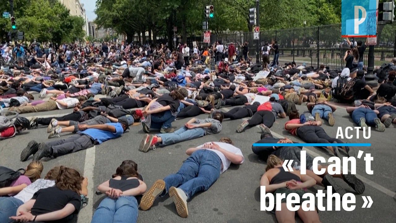 VIDÉO Mort de George Floyd sallonger sur le sol la nouvelle forme de protestation non