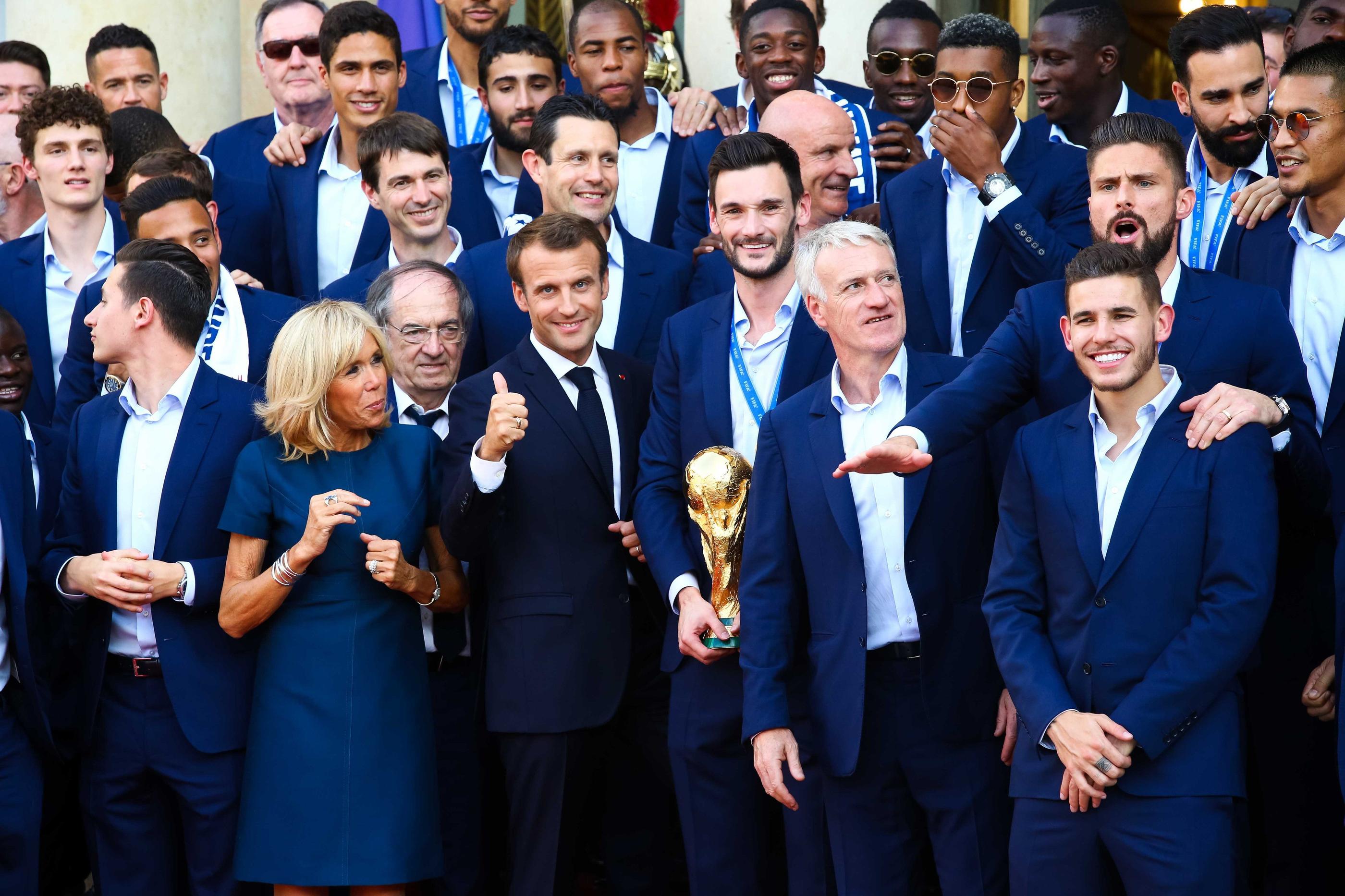 Coupe du monde : Macron, le président supporter