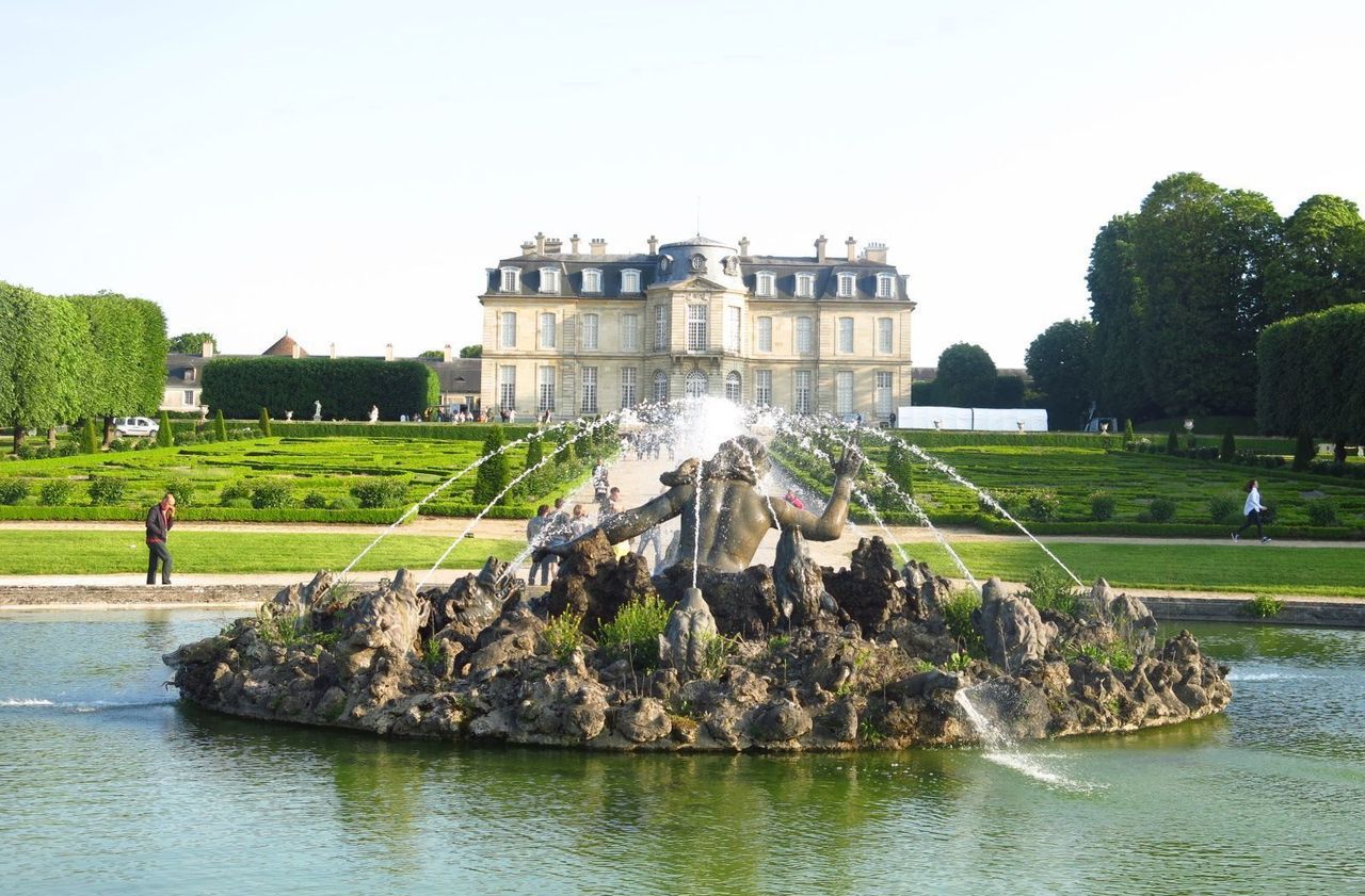 <b></b> Champs-sur-Marne, le 19 mai 2018. Les jardins du château accueillent les enfants pendant les vacances de la Toussaint. 