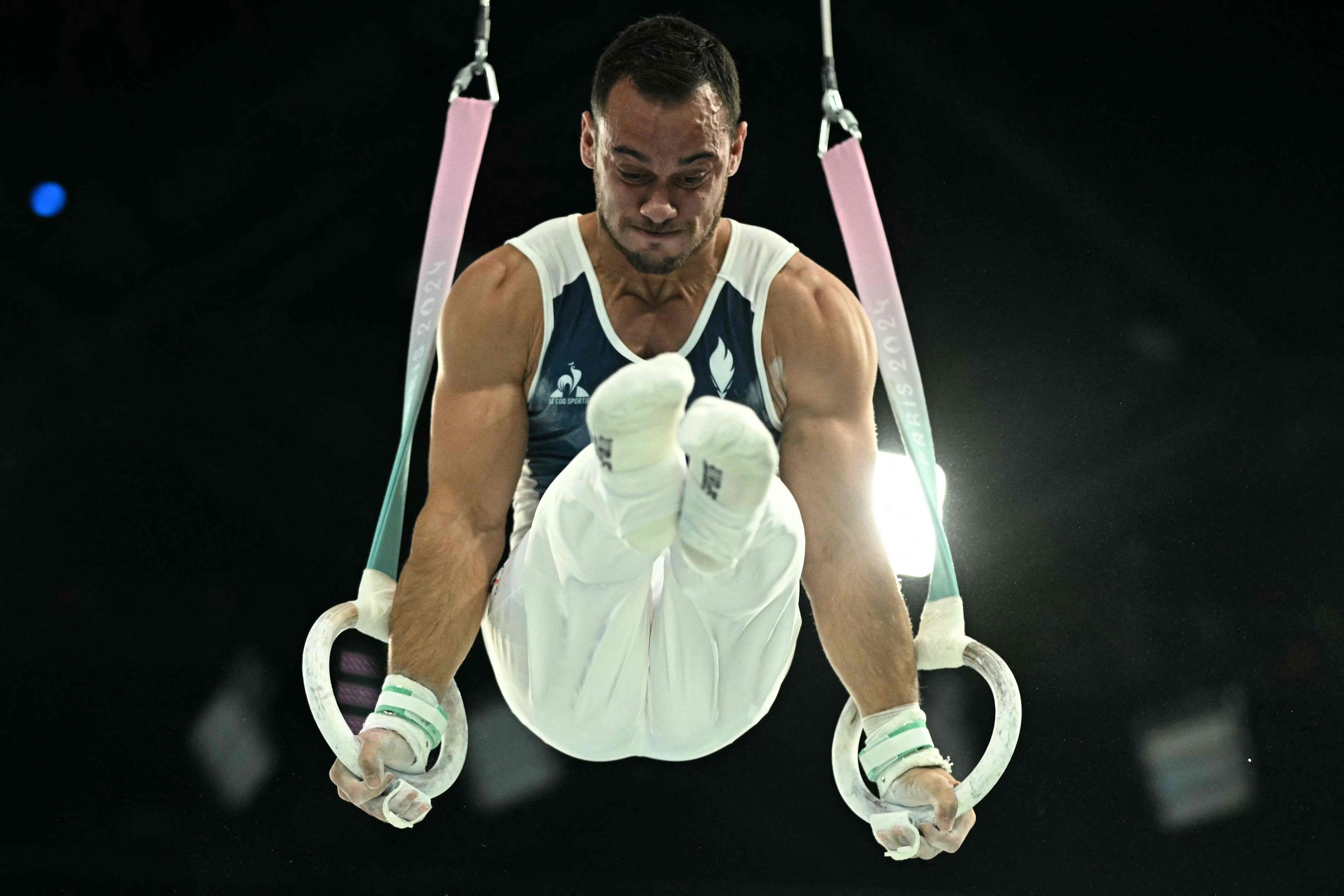 Samir Aït Saïd a frôlé la médaille, sans l'obtenir ce dimanche (Lionel BONAVENTURE / AFP).