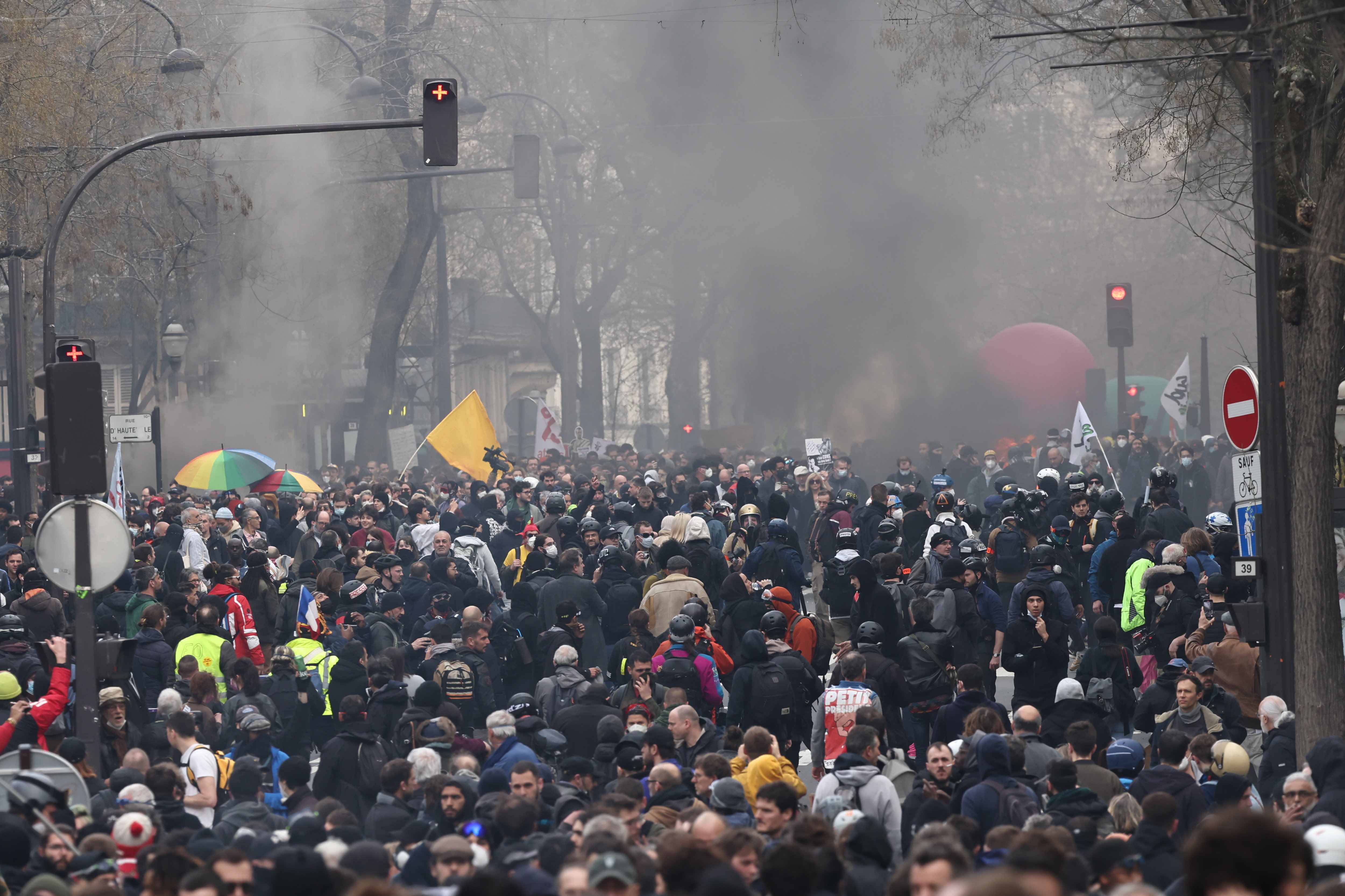 La CGT déclare 800 000 manifestants à Paris ce jeudi. LP / Fred Dugit